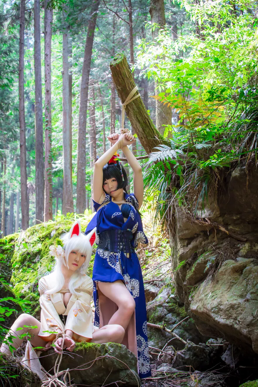 Cosplay 媒体圣女 【BOKUKO】 缚狐 Fox 福利 Tied 丽人