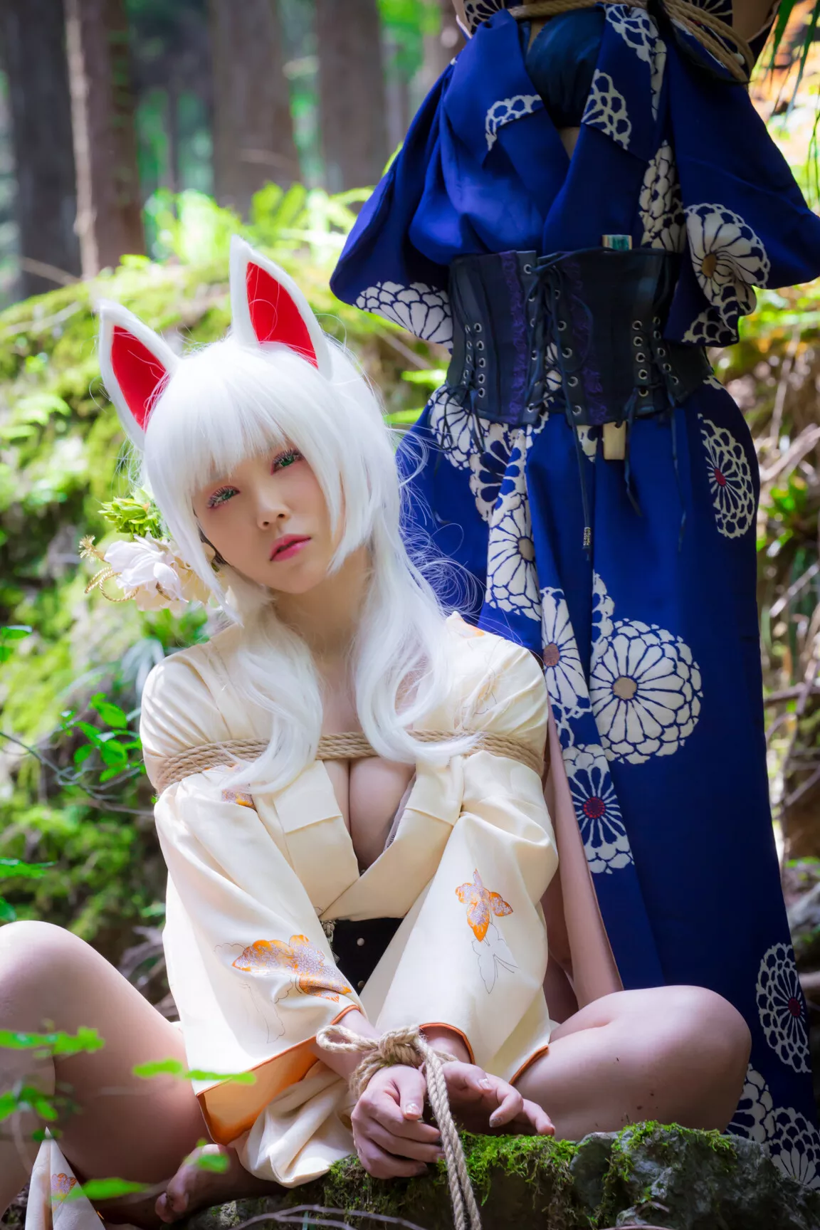 Cosplay 媒体圣女 【BOKUKO】 缚狐 Fox 福利 Tied 丽人