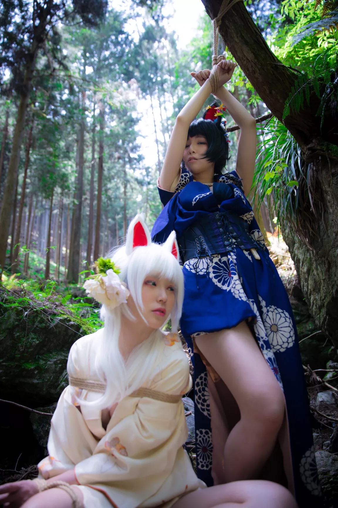 Cosplay 媒体圣女 【BOKUKO】 缚狐 Fox 福利 Tied 丽人
