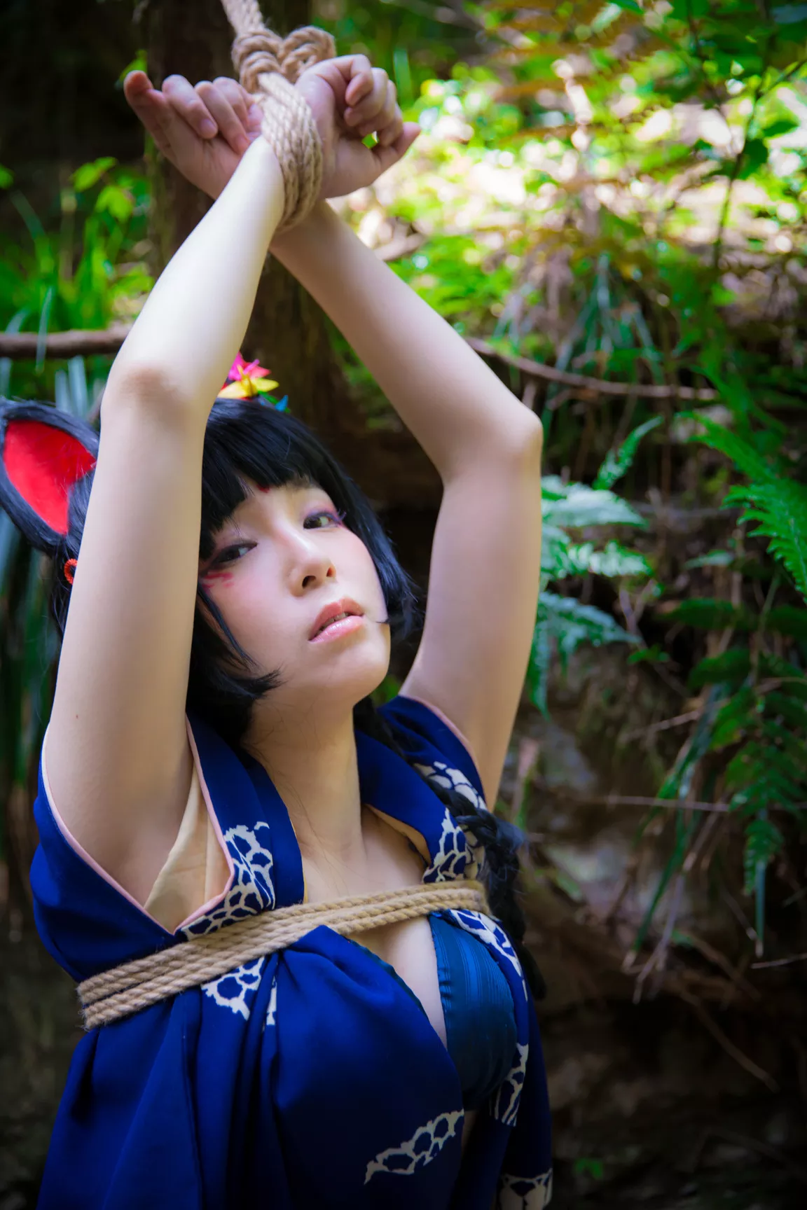 Cosplay 媒体圣女 【BOKUKO】 缚狐 Fox 福利 Tied 丽人