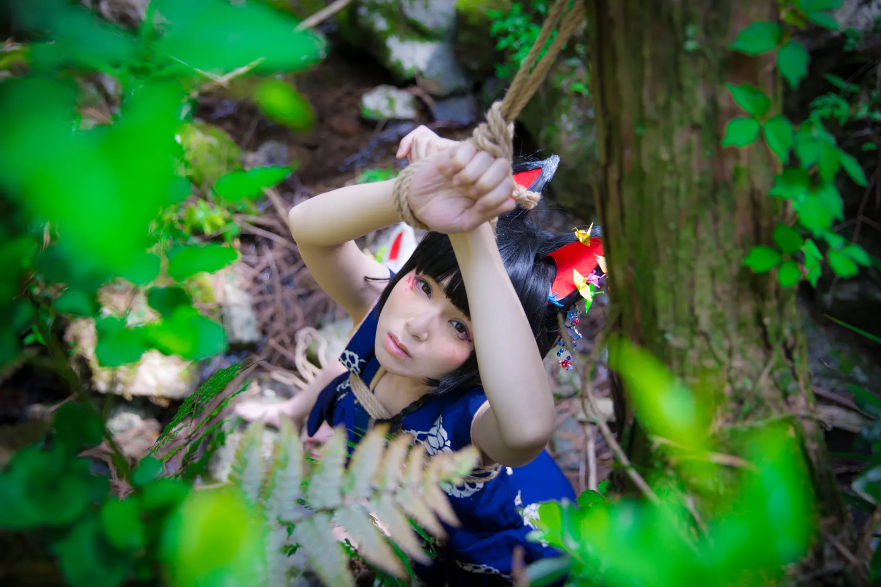 Cosplay 媒体圣女 【BOKUKO】 缚狐 Fox 福利 Tied 丽人