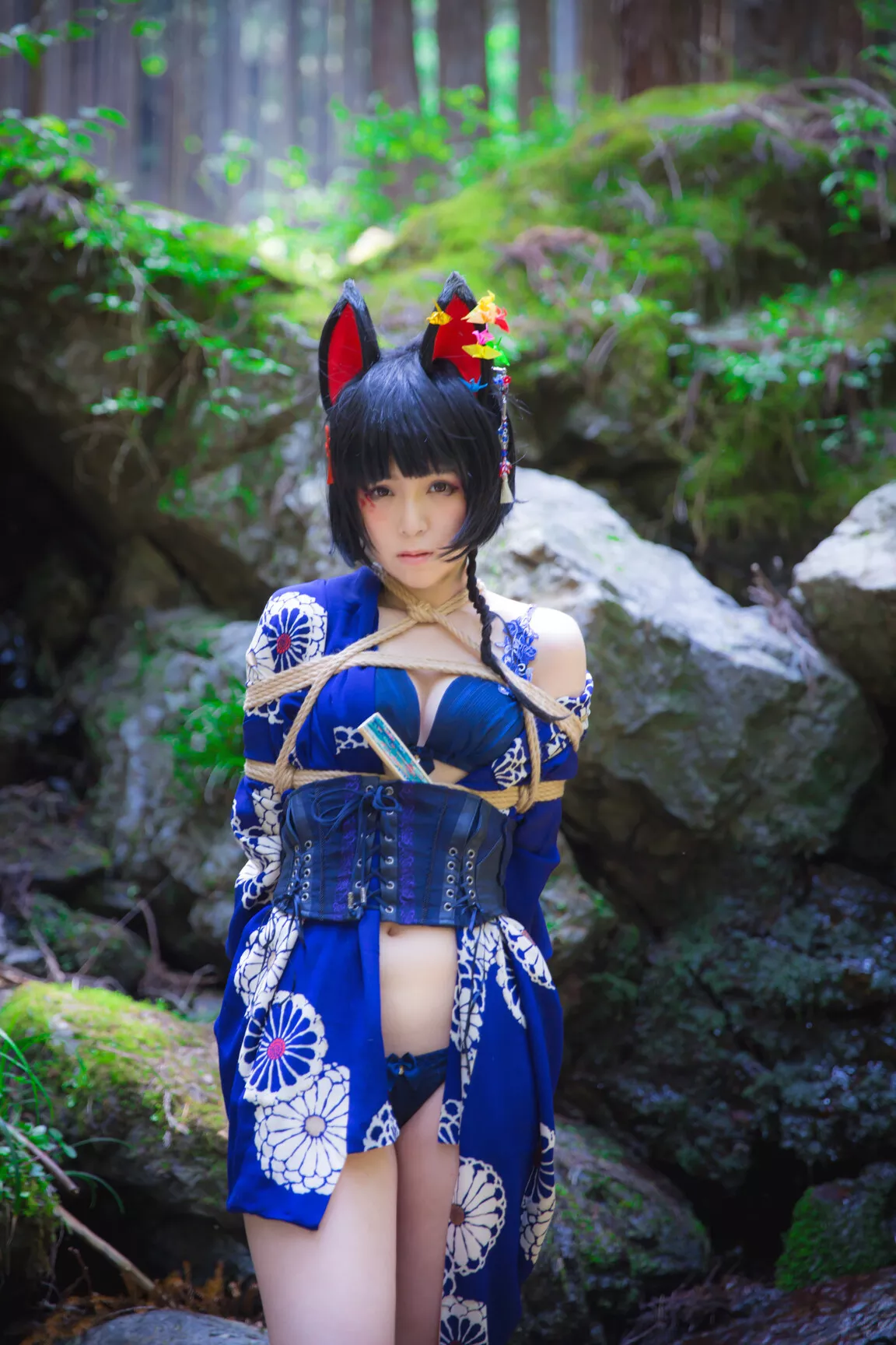 Cosplay 媒体圣女 【BOKUKO】 缚狐 Fox 福利 Tied 丽人
