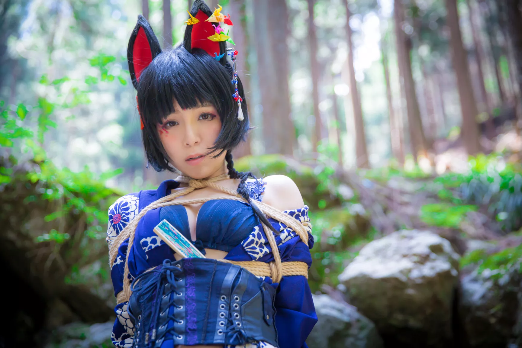 Cosplay 媒体圣女 【BOKUKO】 缚狐 Fox 福利 Tied 丽人