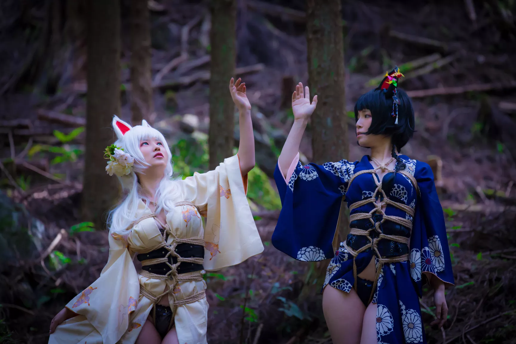 Cosplay 媒体圣女 【BOKUKO】 缚狐 Fox 福利 Tied 丽人