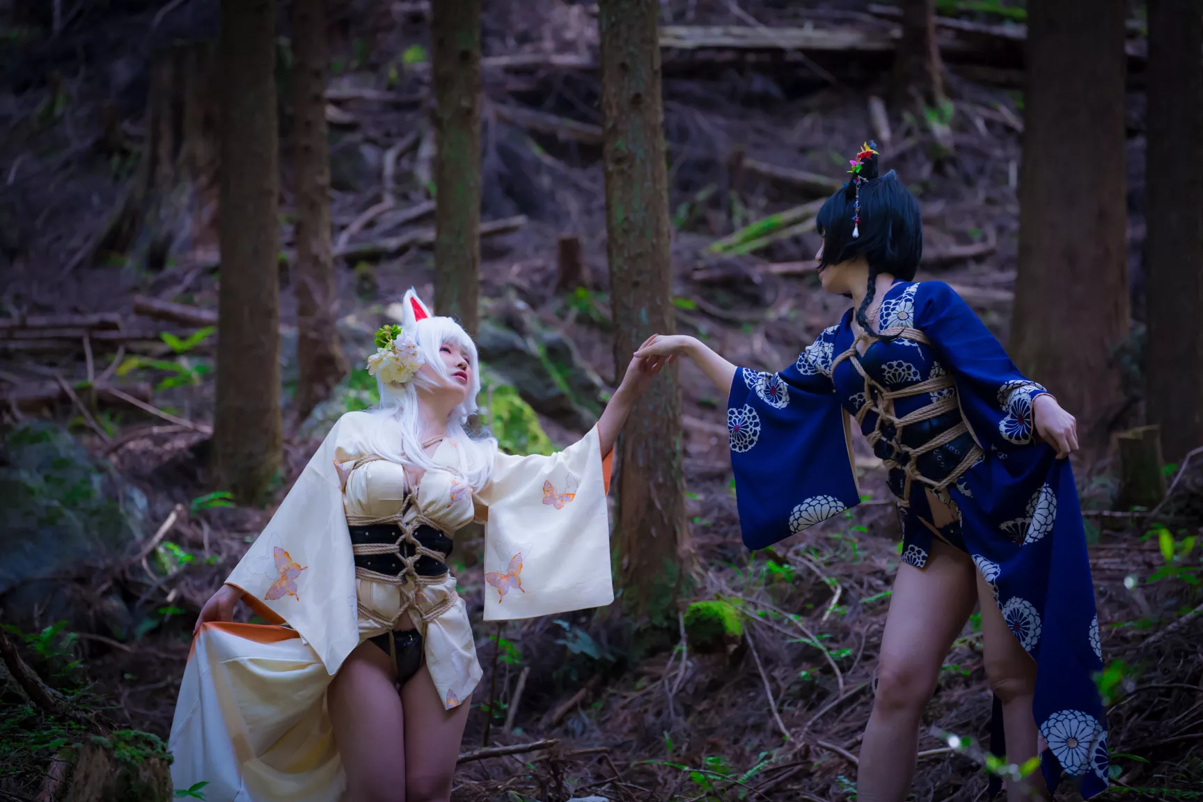 Cosplay 媒体圣女 【BOKUKO】 缚狐 Fox 福利 Tied 丽人