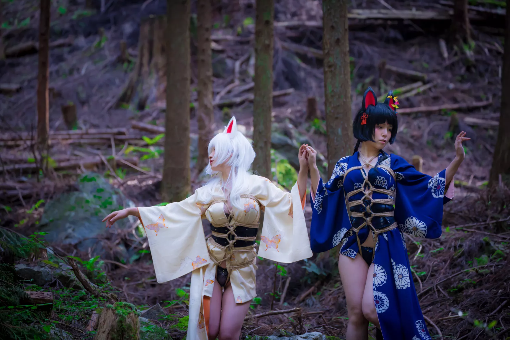 Cosplay 媒体圣女 【BOKUKO】 缚狐 Fox 福利 Tied 丽人
