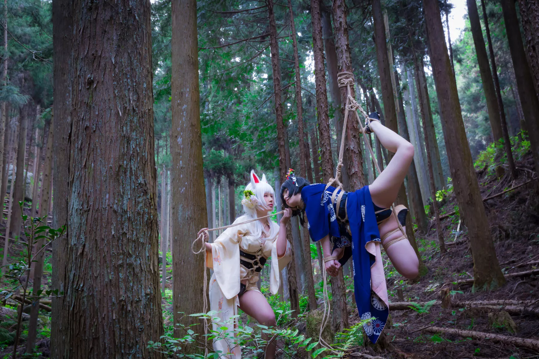 Cosplay 媒体圣女 【BOKUKO】 缚狐 Fox 福利 Tied 丽人