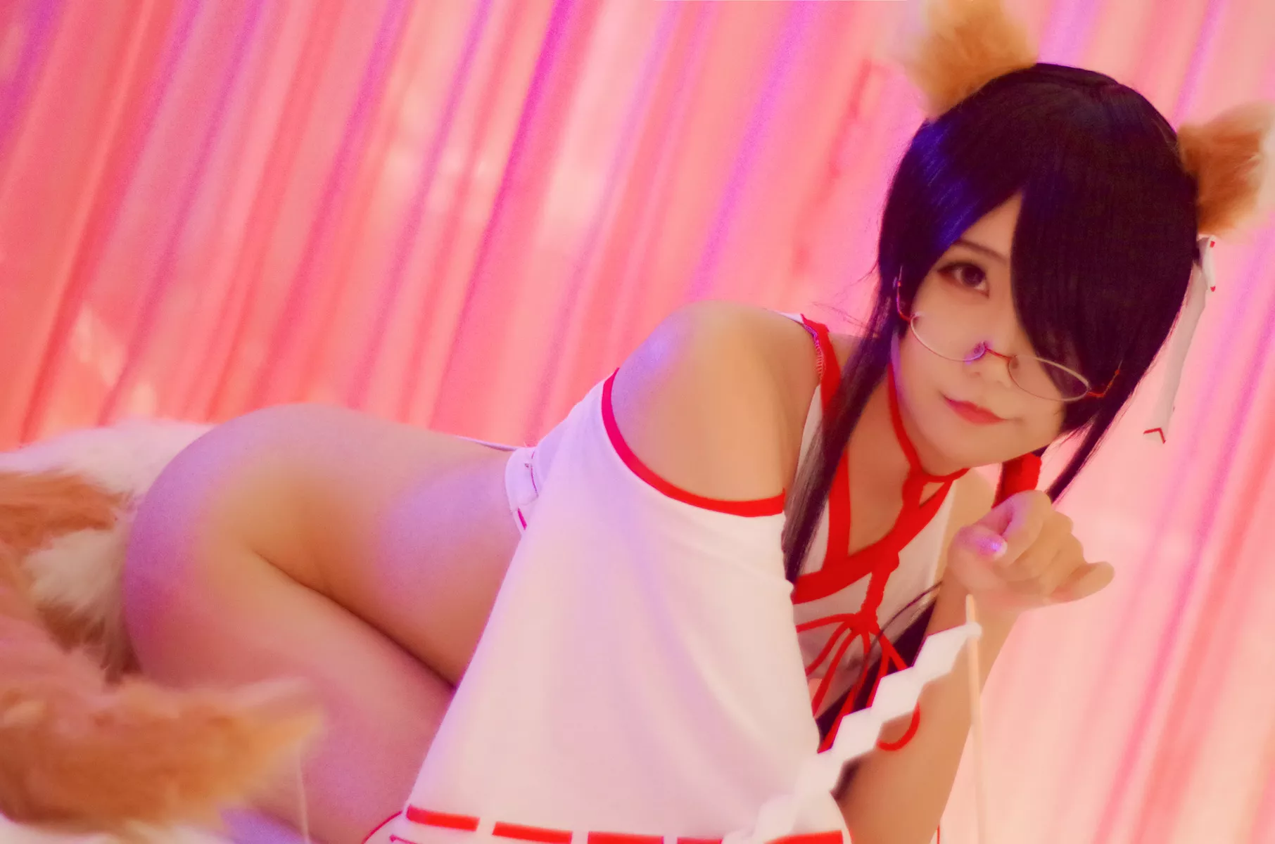 狐女巫 Cosplay 女神 Shrine 福报 Maiden 【晓美嫣】 Fox