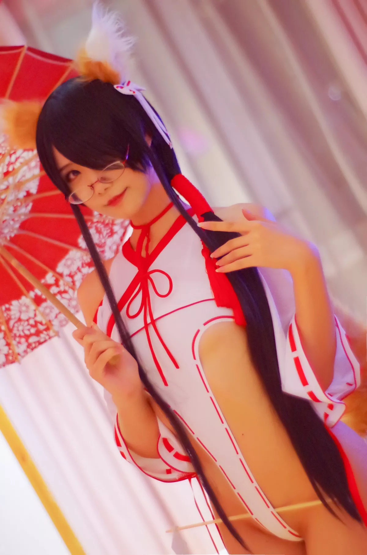 狐女巫 Cosplay 女神 Shrine 福报 Maiden 【晓美嫣】 Fox