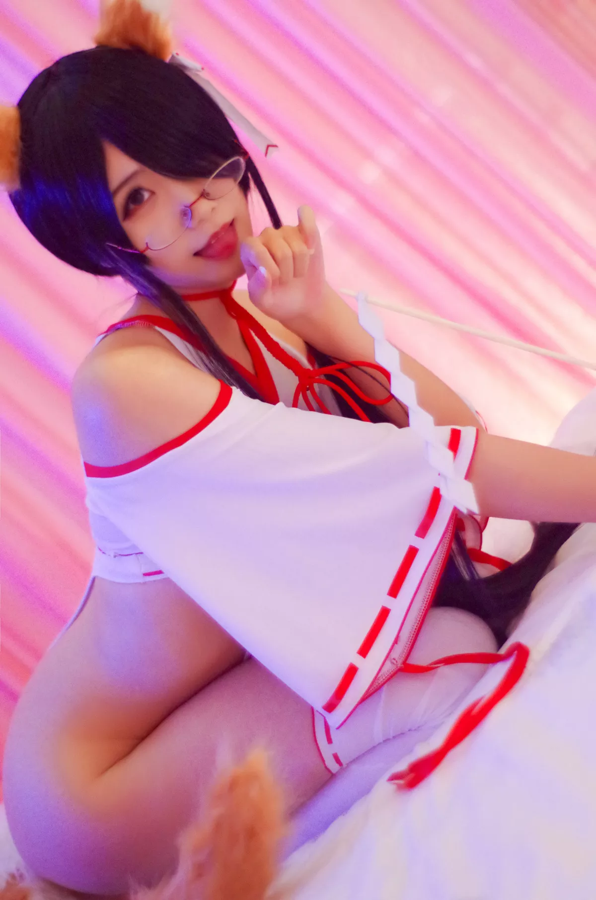 狐女巫 Cosplay 女神 Shrine 福报 Maiden 【晓美嫣】 Fox