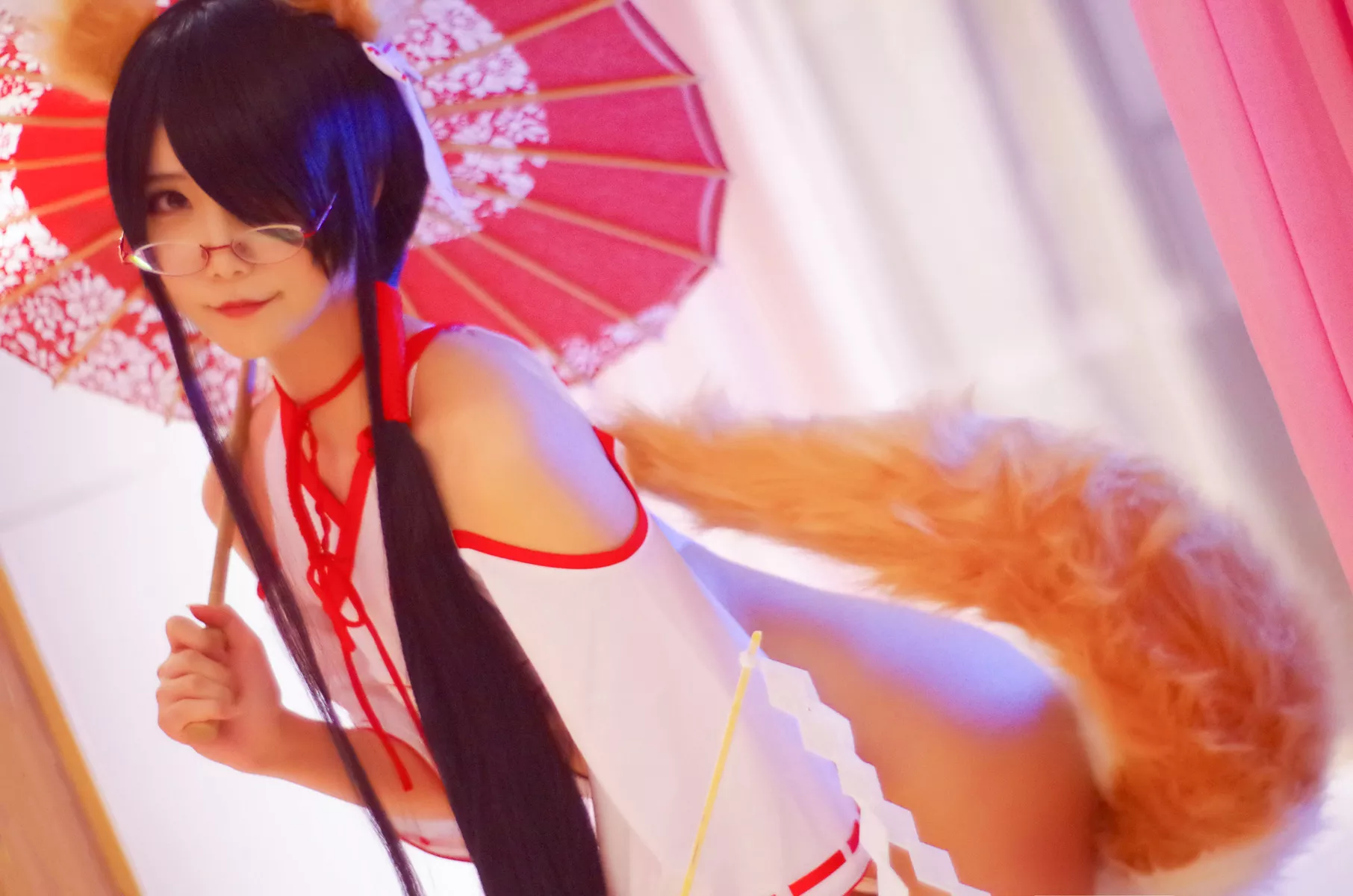 狐女巫 Cosplay 女神 Shrine 福报 Maiden 【晓美嫣】 Fox