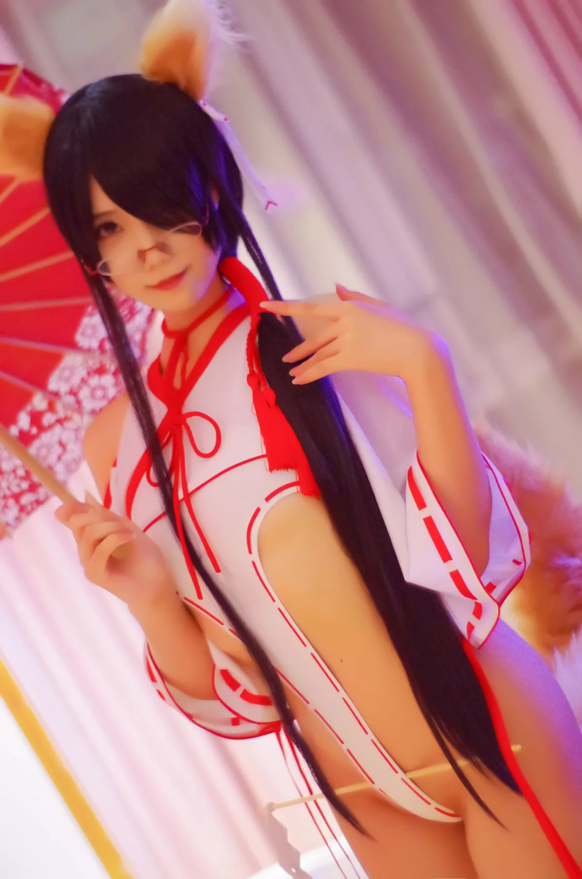 狐女巫 Cosplay 女神 Shrine 福报 Maiden 【晓美嫣】 Fox