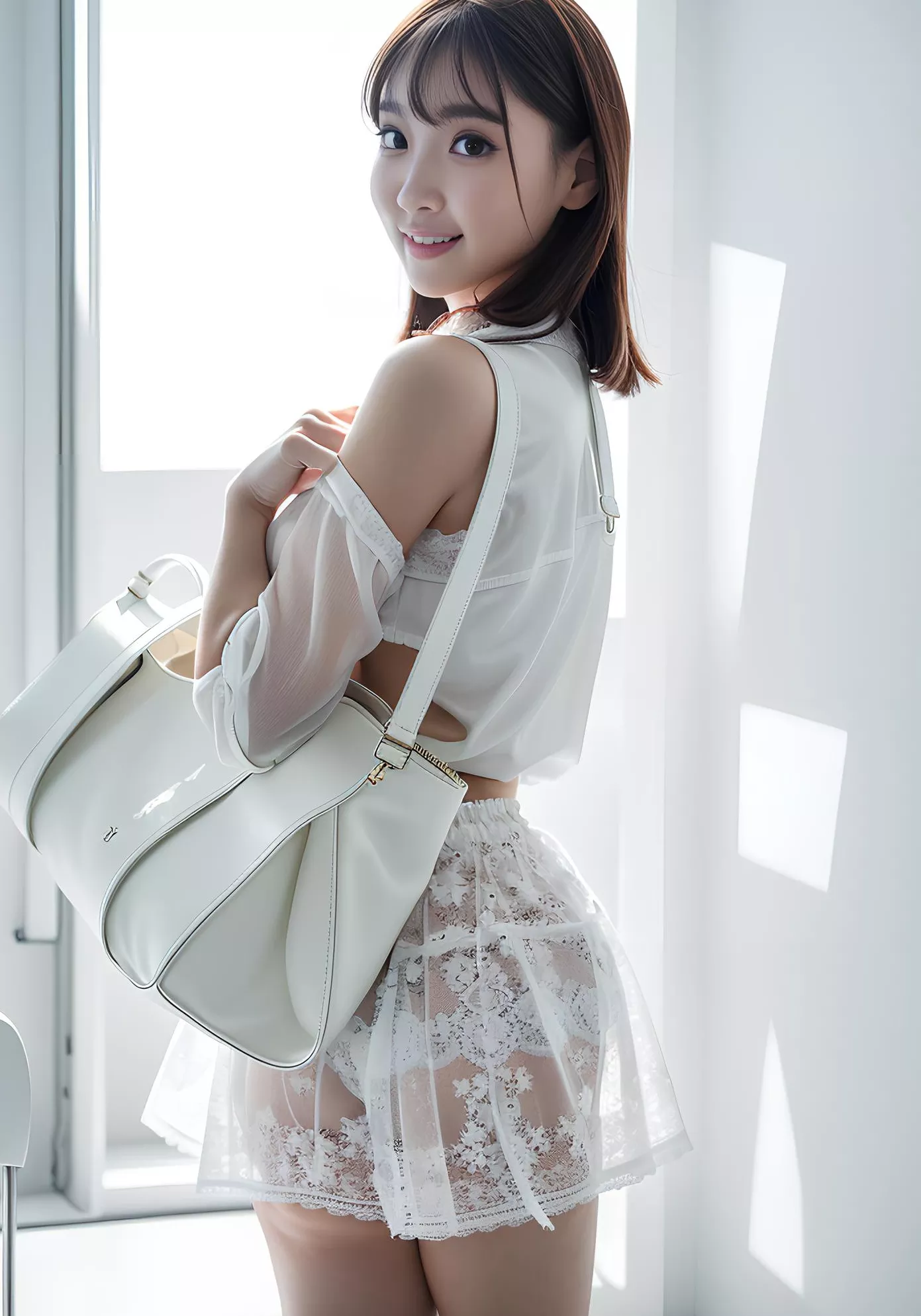 艾玲儿 AI美女 透穿花边 Part.2 高质