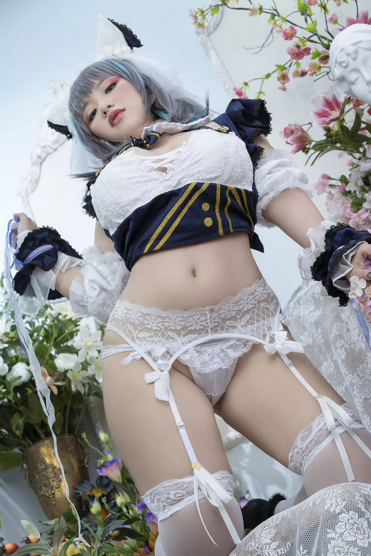 Cheshire 尤物 Cosplay 福利 ちょうの】 【Cho 柴郡 Black Maid No