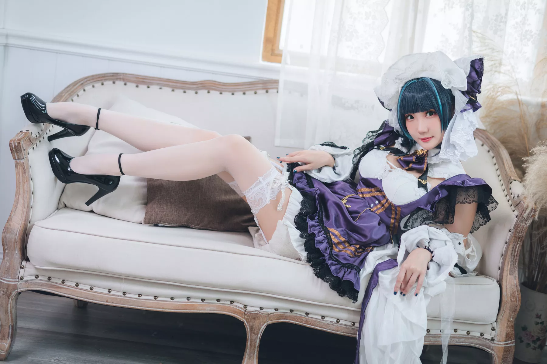 Cosplay 美女 Cheshire Maid 福利 【瓜希酱】 柴郡