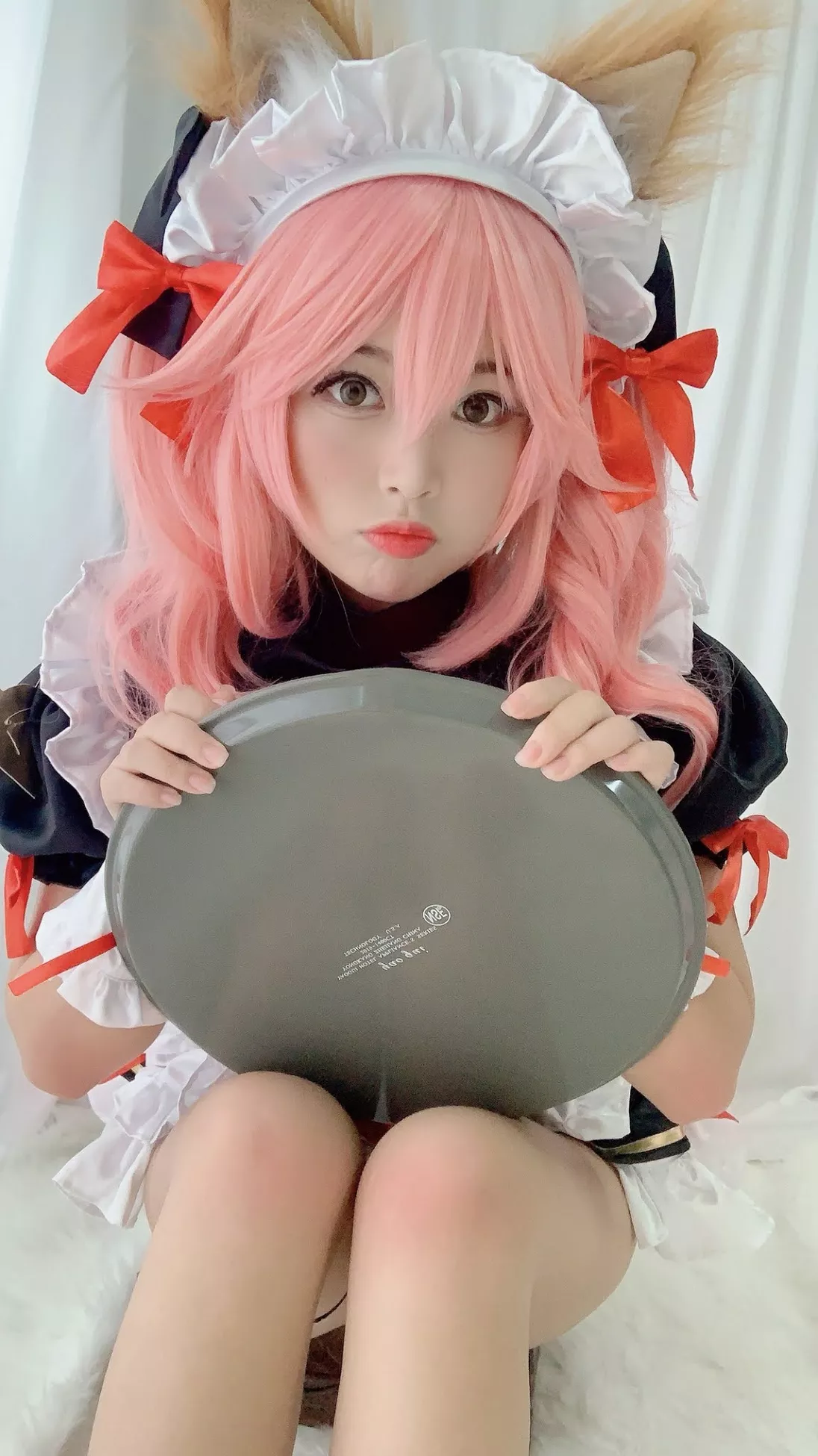 Cosplay Tamamo 玉藻前 福利 女侍 No Mae 女神 【白烨】