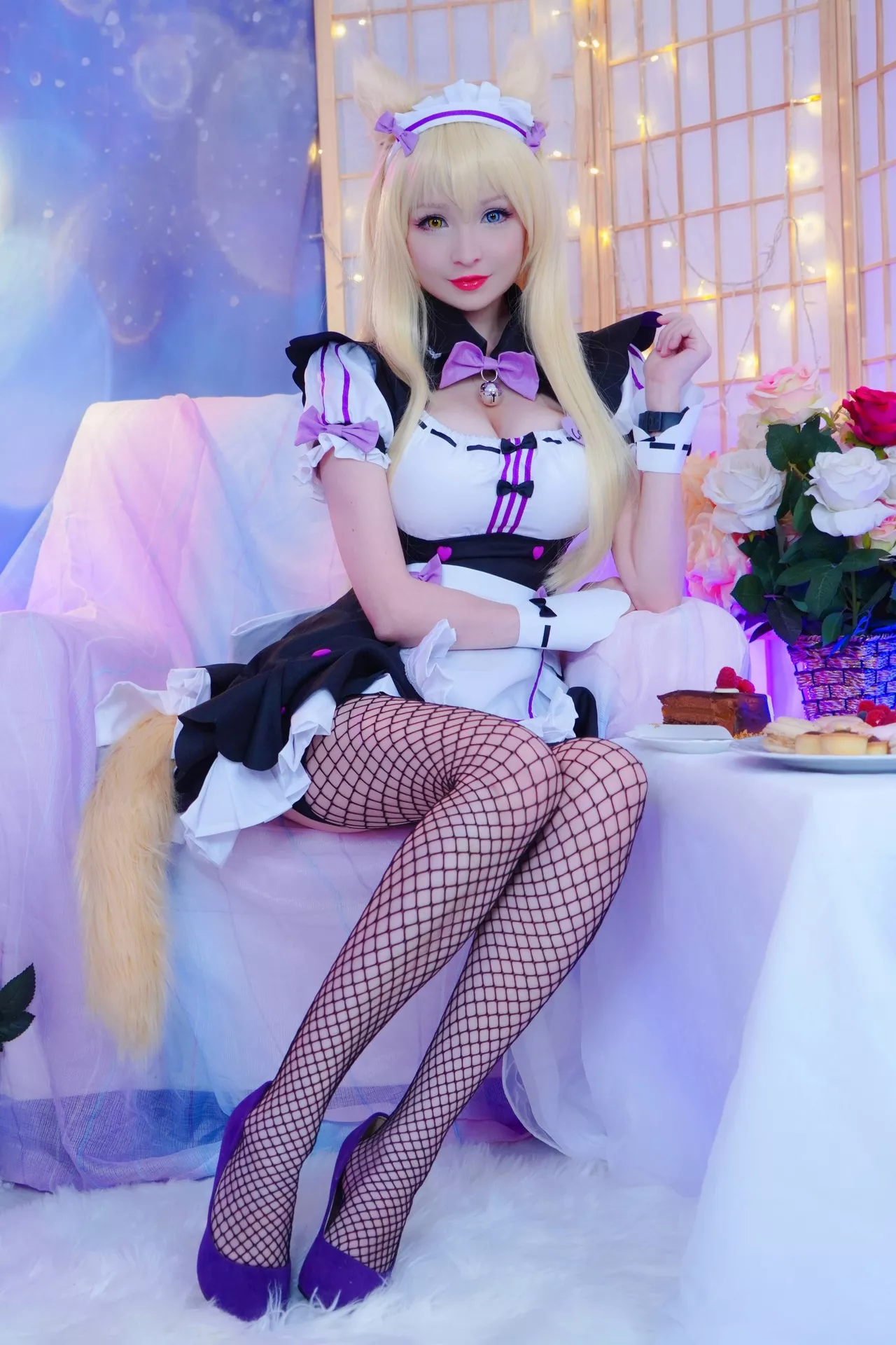 Rose】 (Nekopara ぱら) Coconut Cosplay 【Hidori 仙女 福利