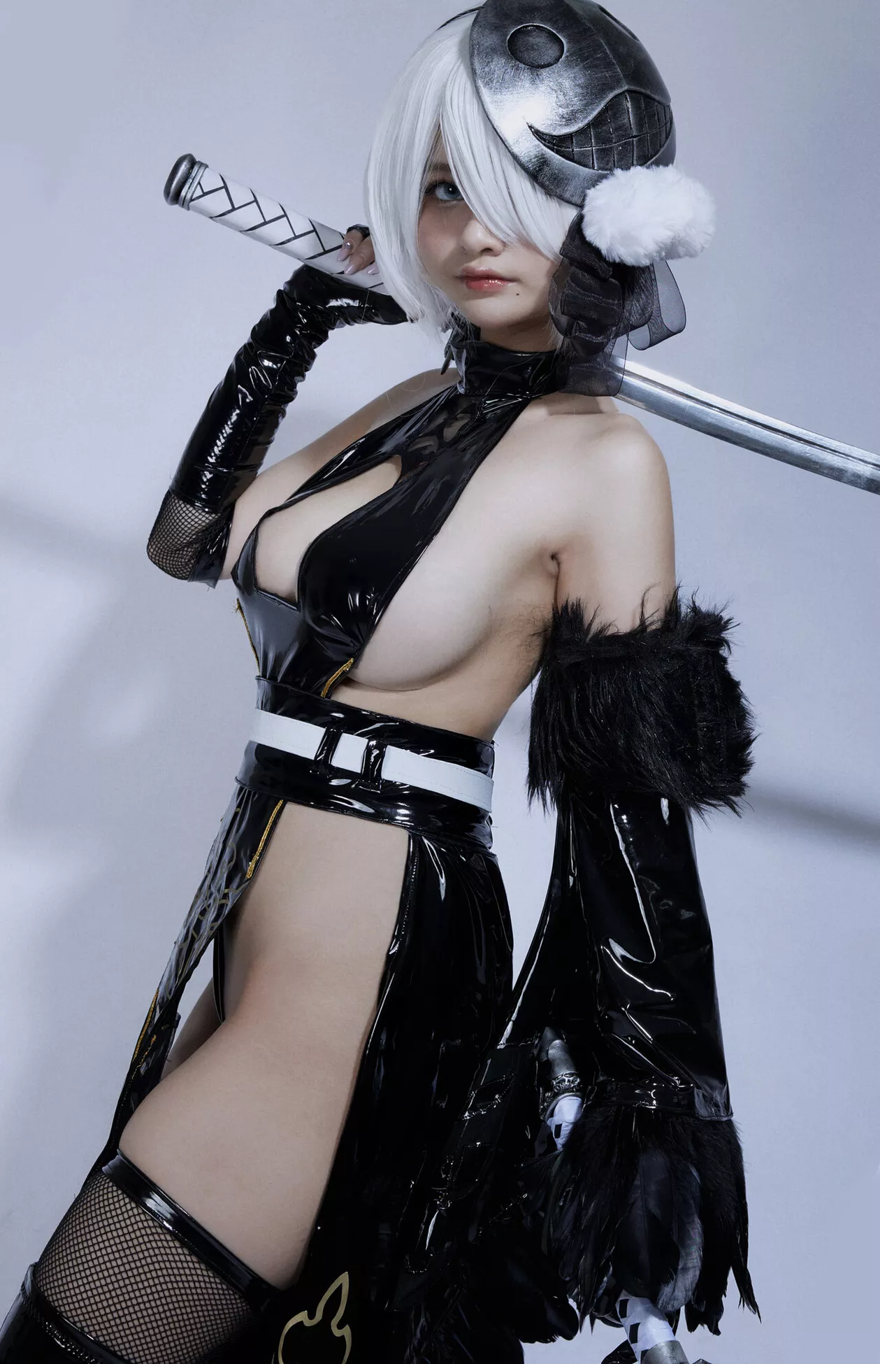 【Azami Azami】 美容 NieR_Automata 2B Cosplay 福利