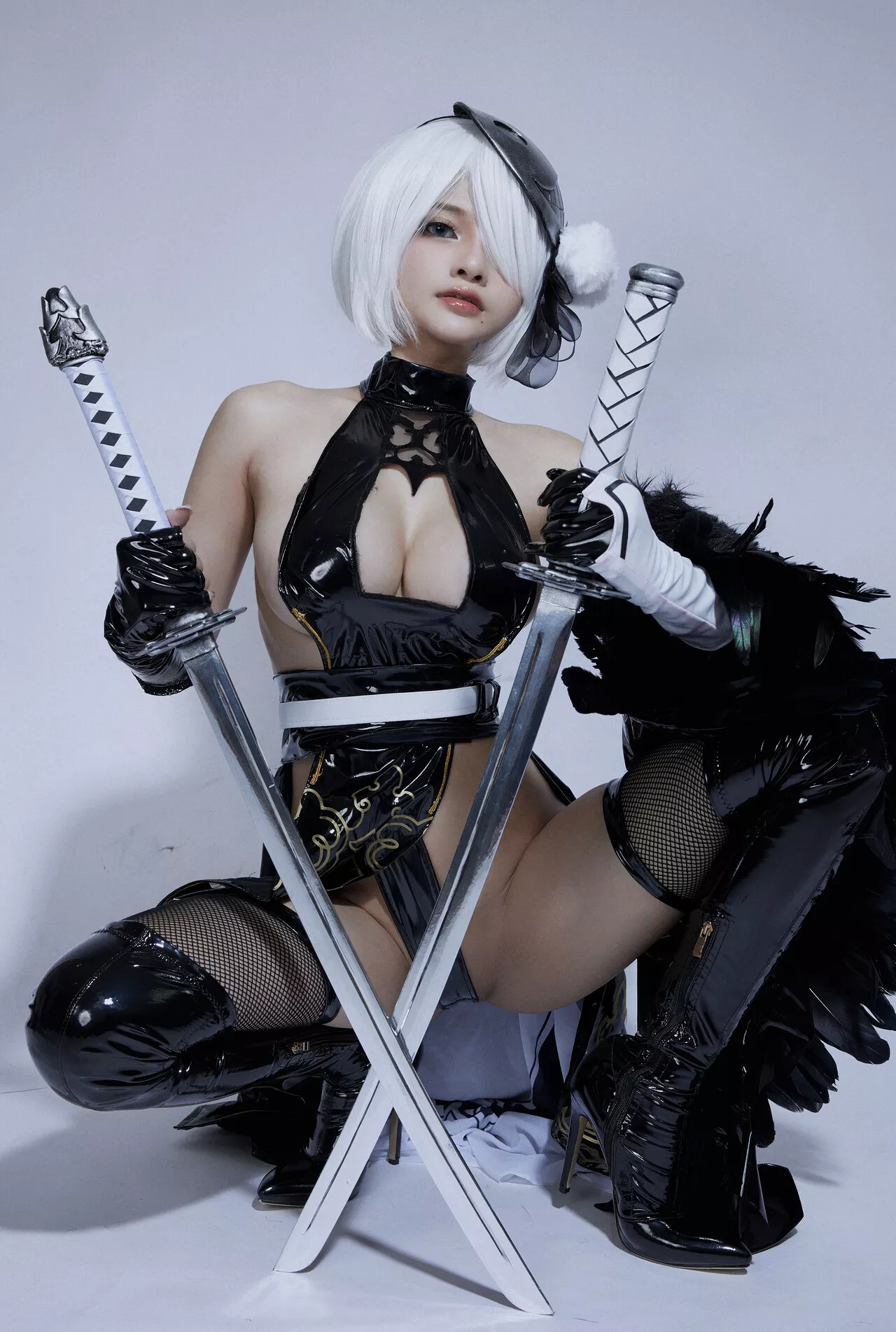 【Azami Azami】 美容 NieR_Automata 2B Cosplay 福利