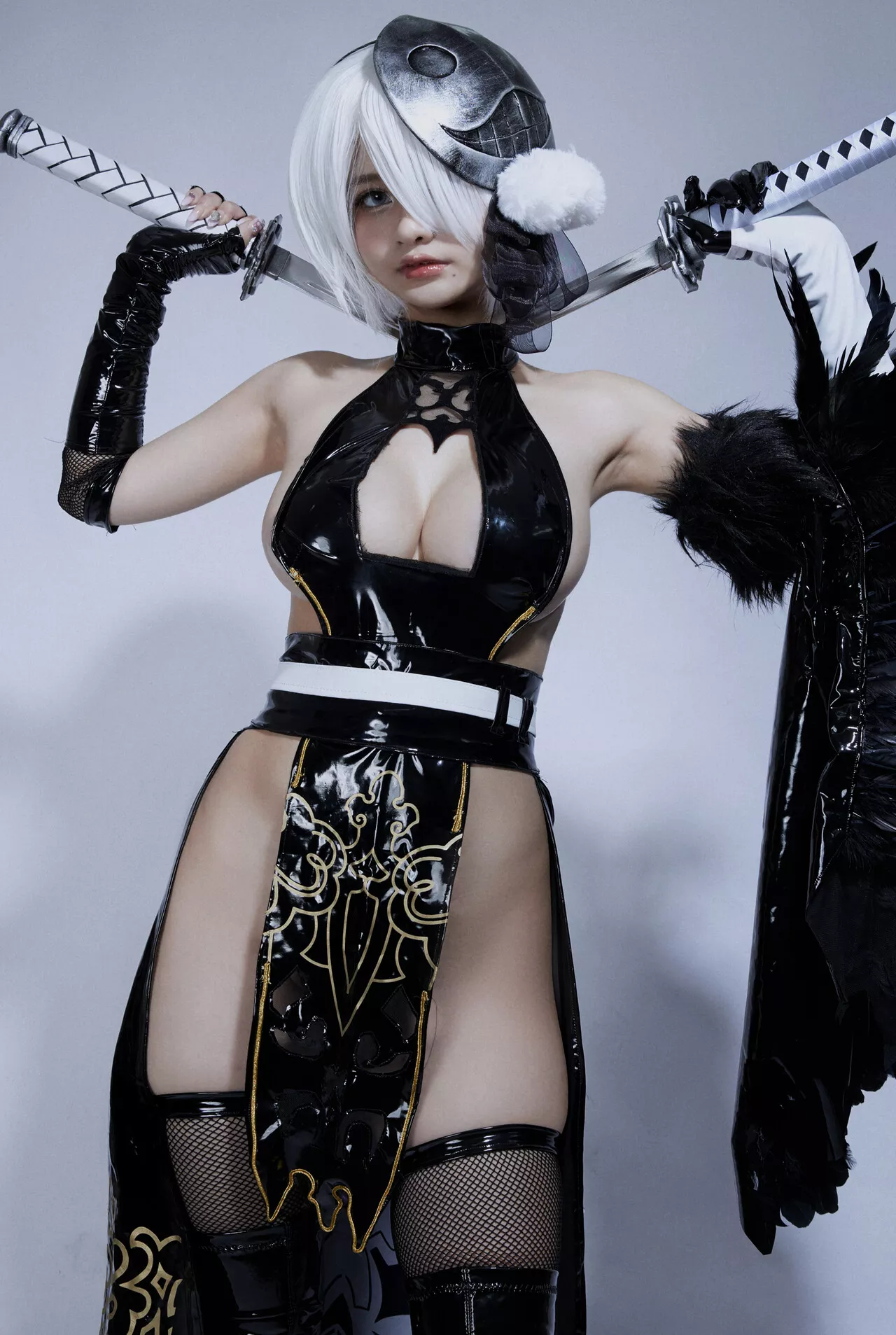 【Azami Azami】 美容 NieR_Automata 2B Cosplay 福利