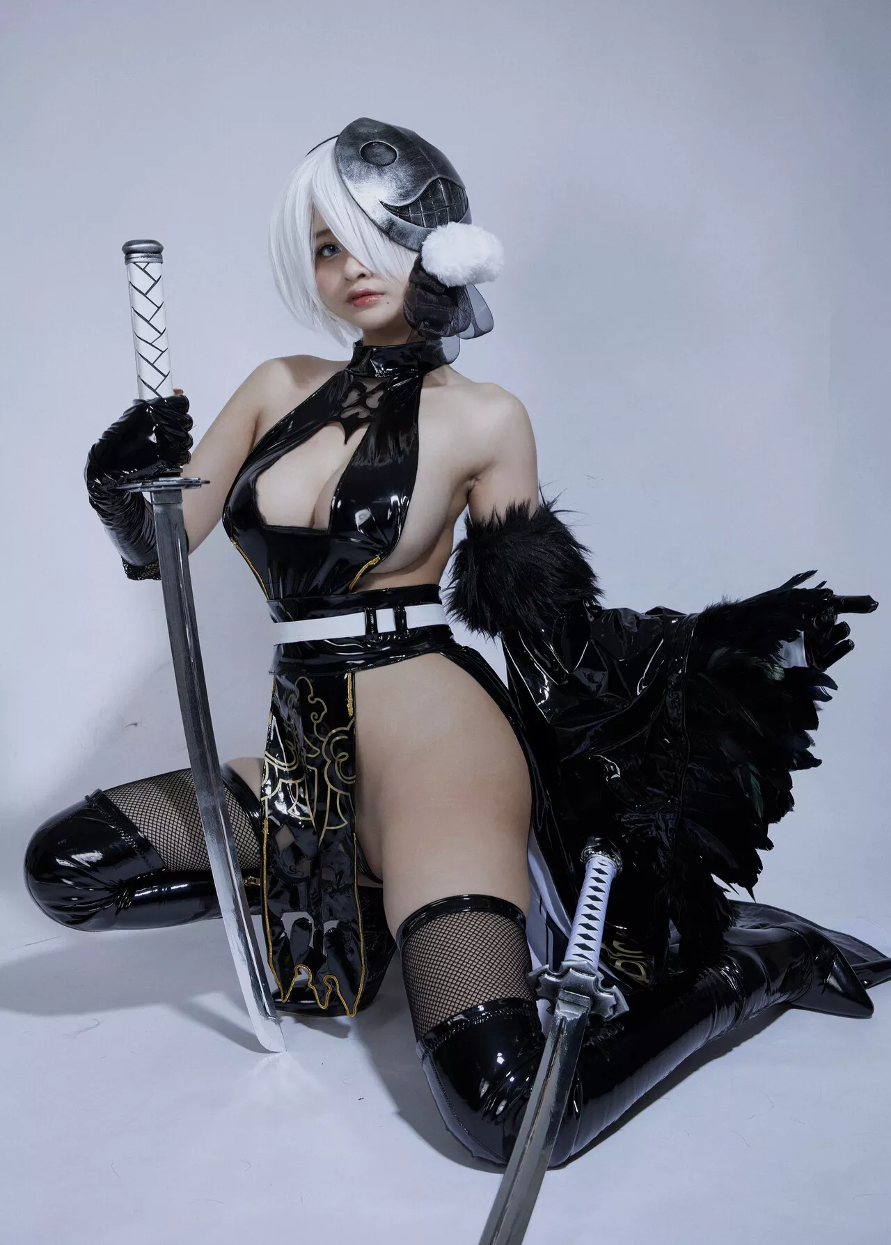 【Azami Azami】 美容 NieR_Automata 2B Cosplay 福利