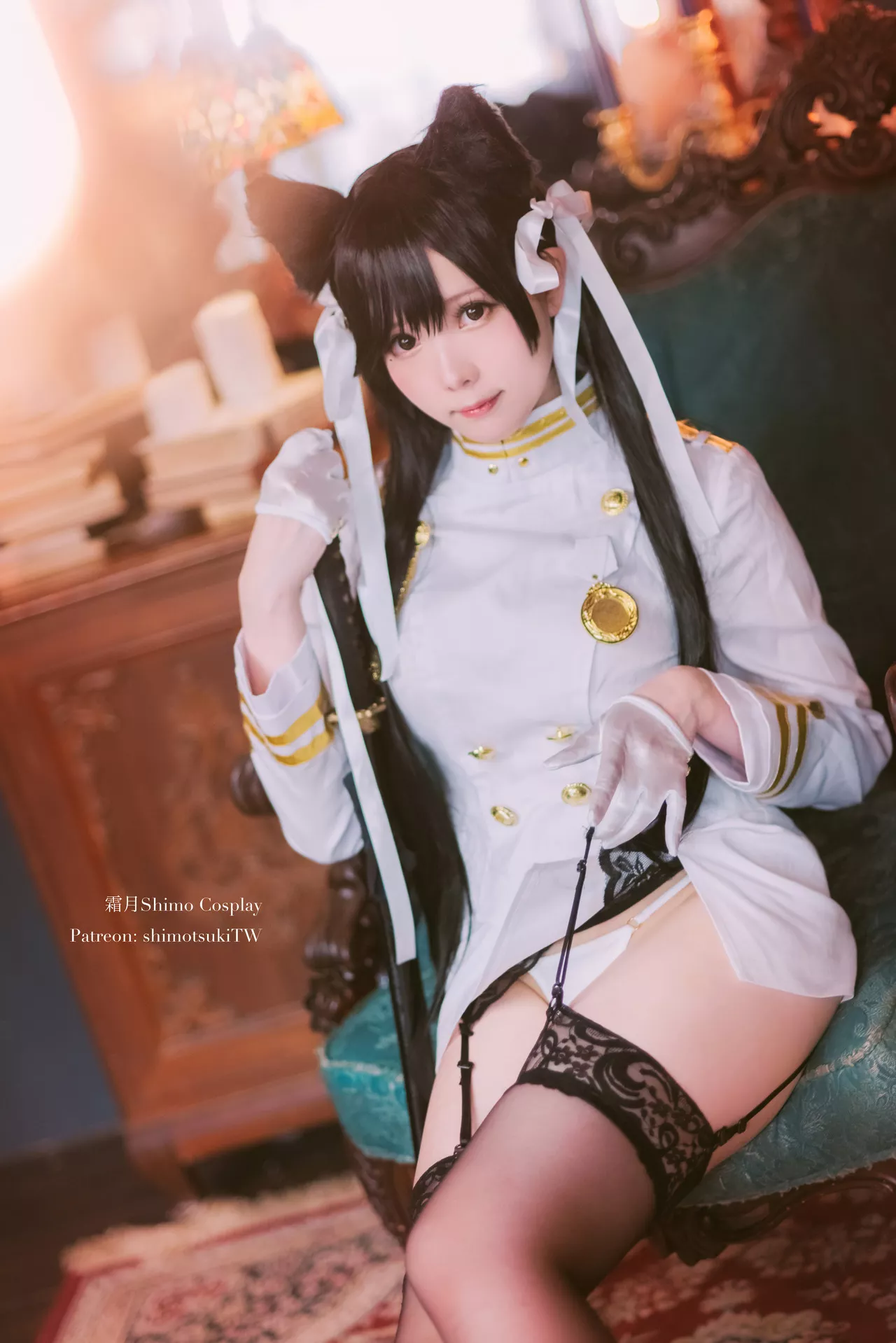 Cosplay 犬 佳人 【霜月 (Azur 碧蓝航线 shimo】 福利 Atago 爱宕 Lane )