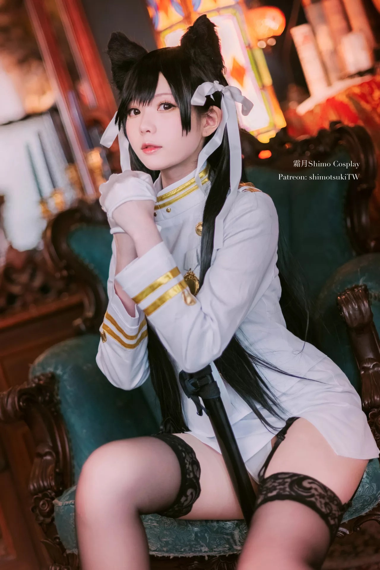 Cosplay 犬 佳人 【霜月 (Azur 碧蓝航线 shimo】 福利 Atago 爱宕 Lane )