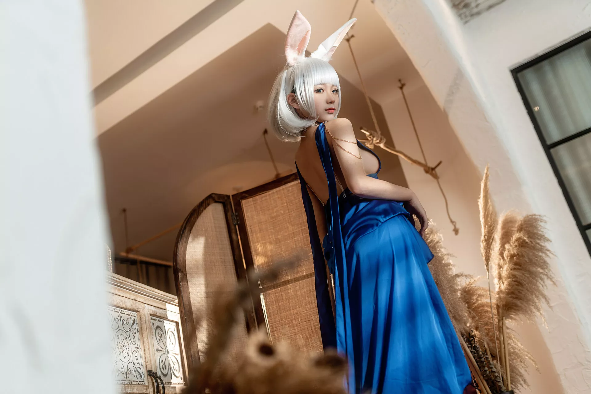 【蠢沫沫】 Cosplay Lane ) 碧蓝航线 美女 Kaga 福报 鸾 加贺 (Azur