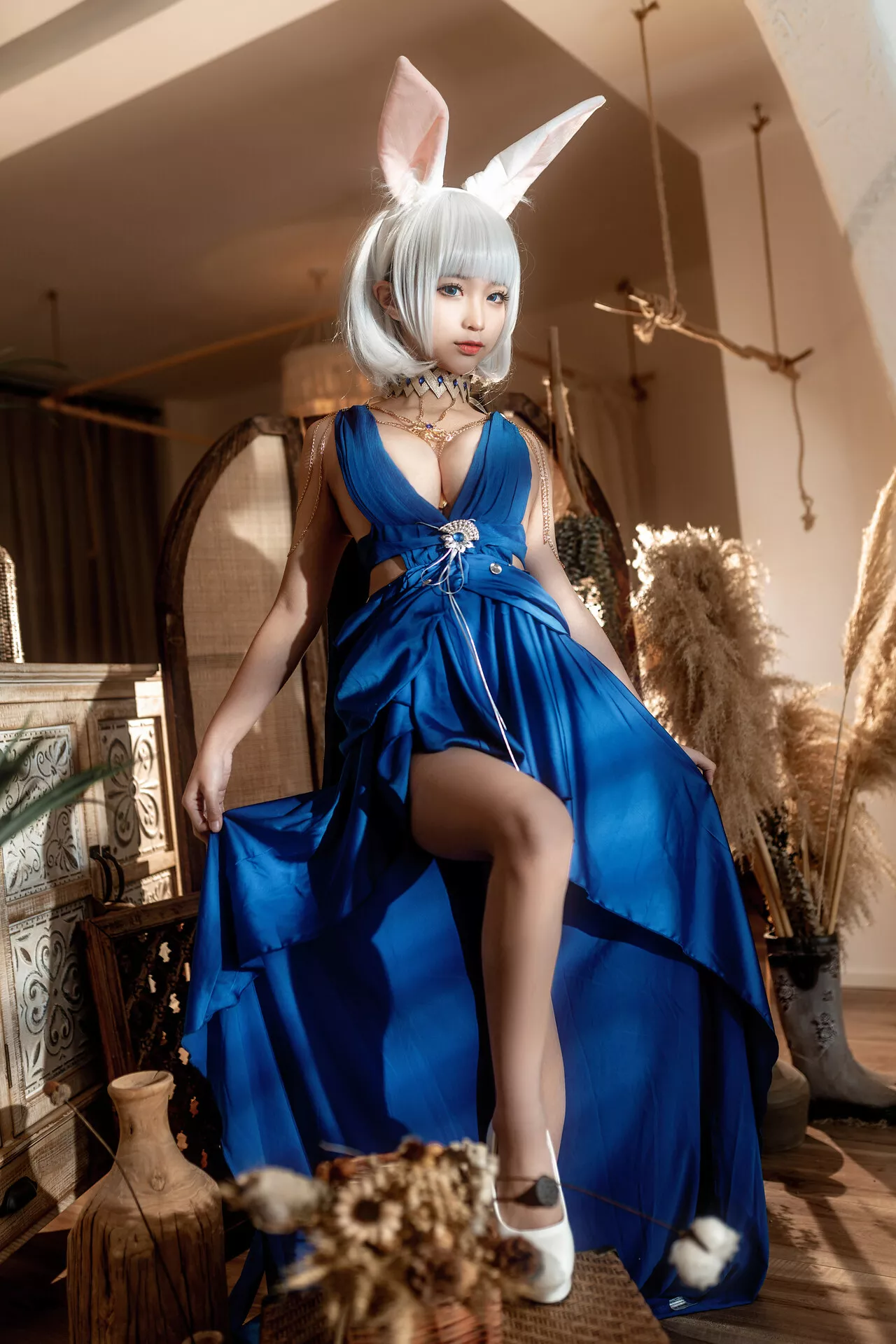 【蠢沫沫】 Cosplay Lane ) 碧蓝航线 美女 Kaga 福报 鸾 加贺 (Azur