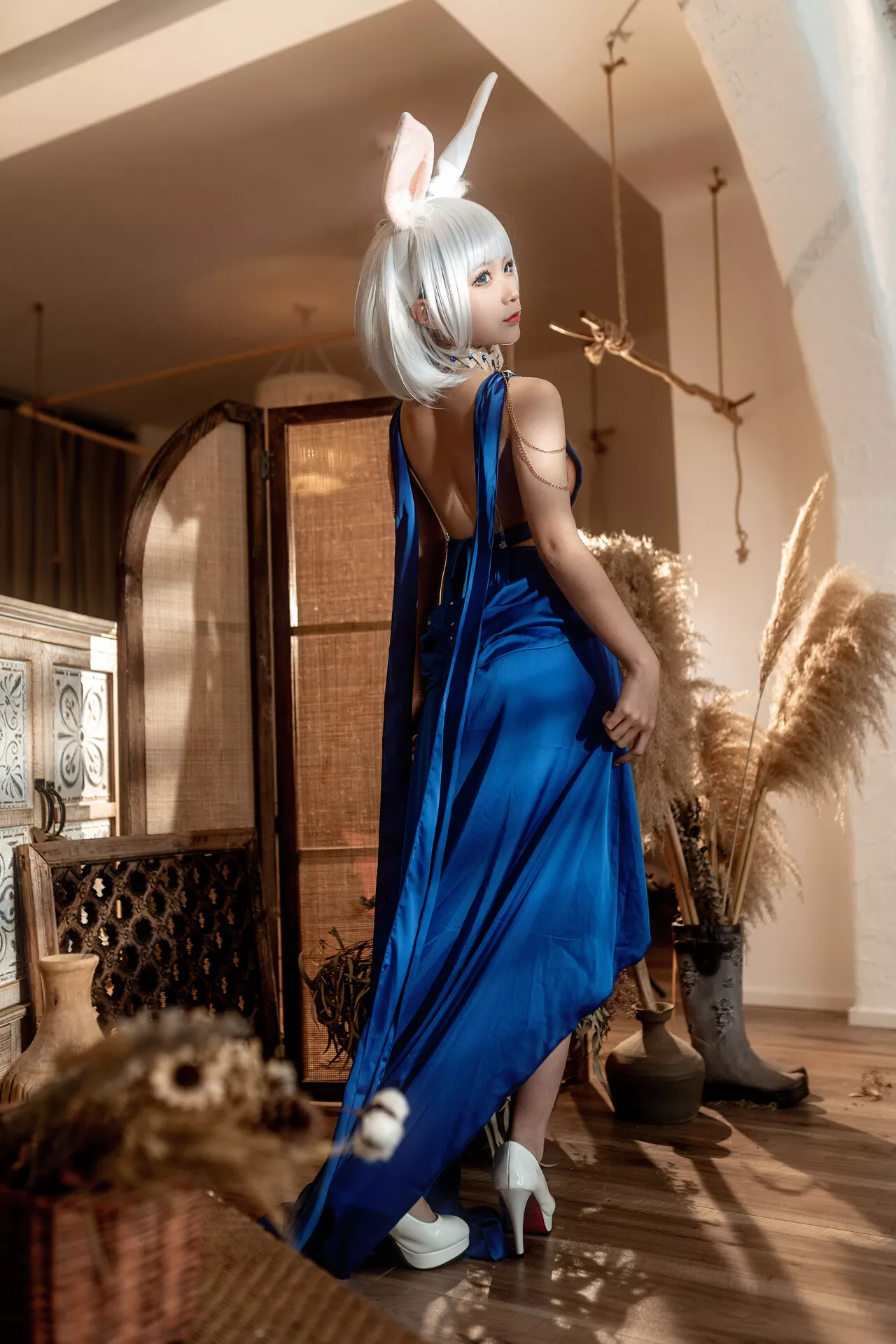【蠢沫沫】 Cosplay Lane ) 碧蓝航线 美女 Kaga 福报 鸾 加贺 (Azur