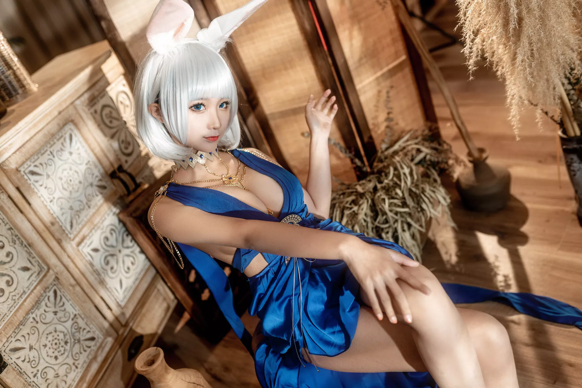 【蠢沫沫】 Cosplay Lane ) 碧蓝航线 美女 Kaga 福报 鸾 加贺 (Azur