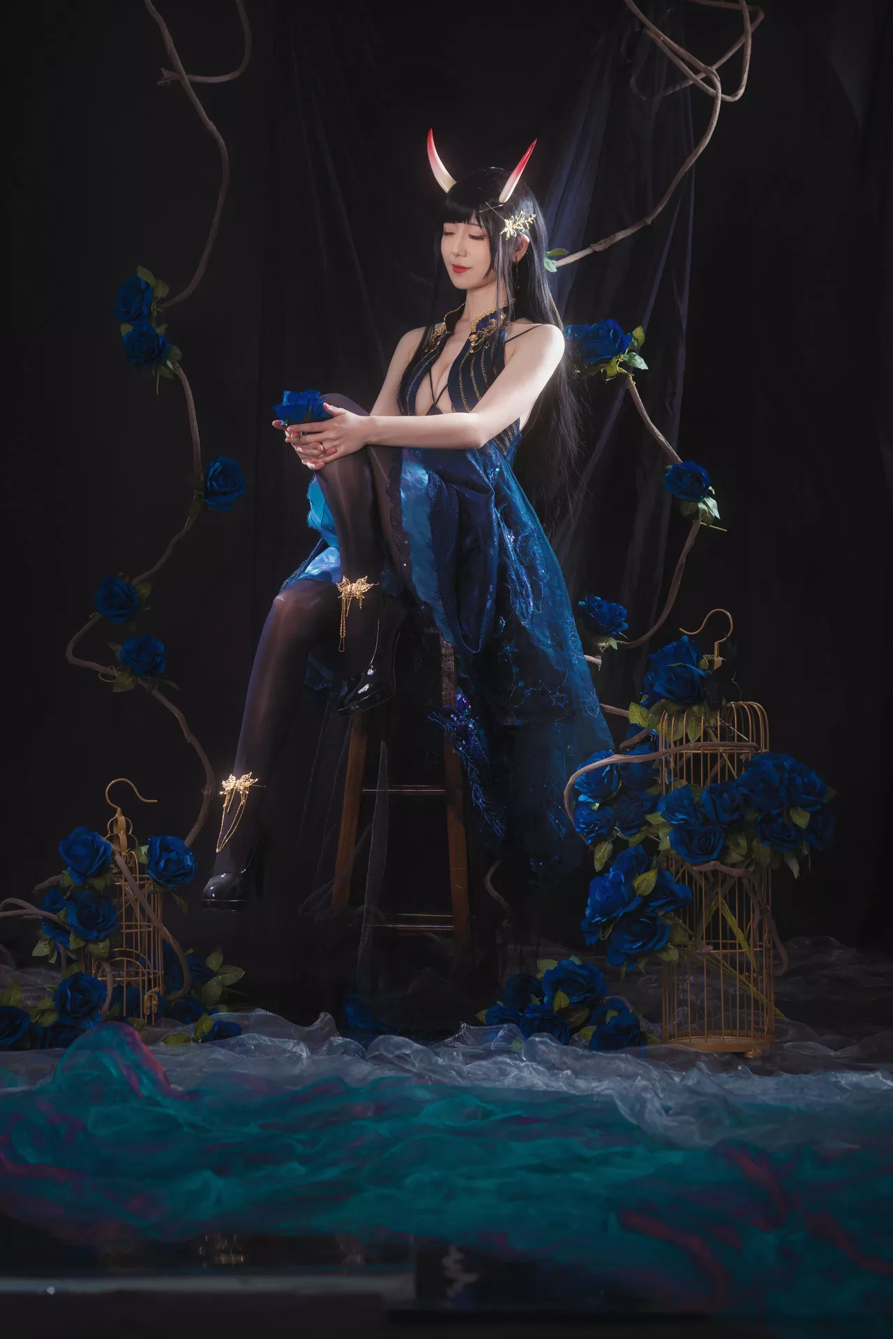 Noshiro ) Cosplay Lane 【弥音音】 能代 碧蓝航线 貅 女神 (Azur 福利
