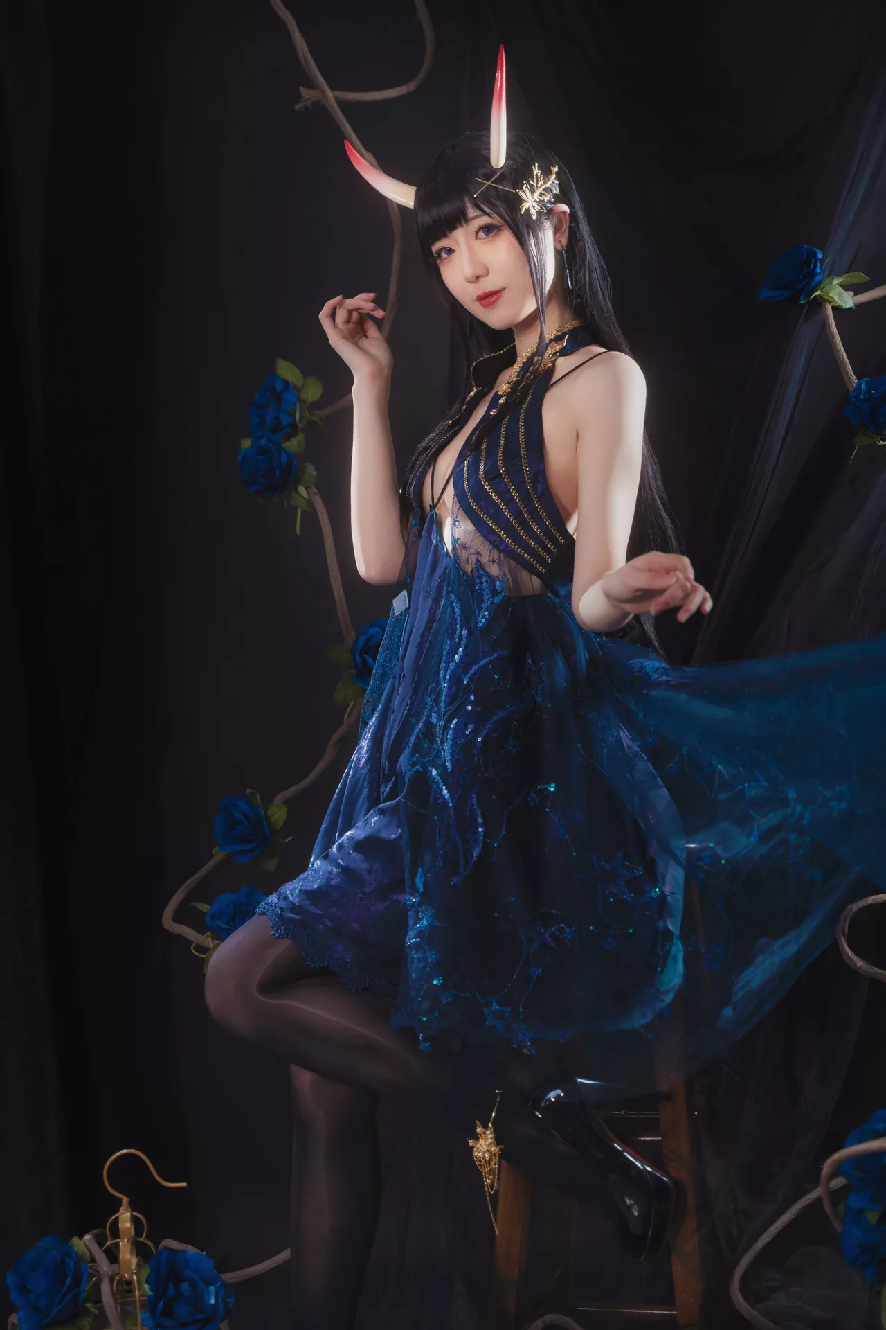 Noshiro ) Cosplay Lane 【弥音音】 能代 碧蓝航线 貅 女神 (Azur 福利