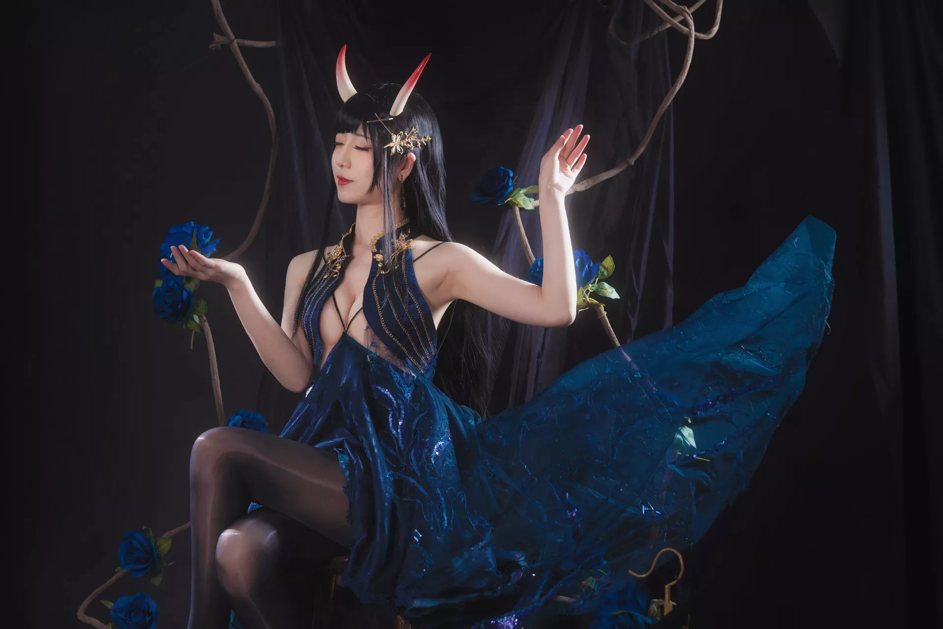 Noshiro ) Cosplay Lane 【弥音音】 能代 碧蓝航线 貅 女神 (Azur 福利