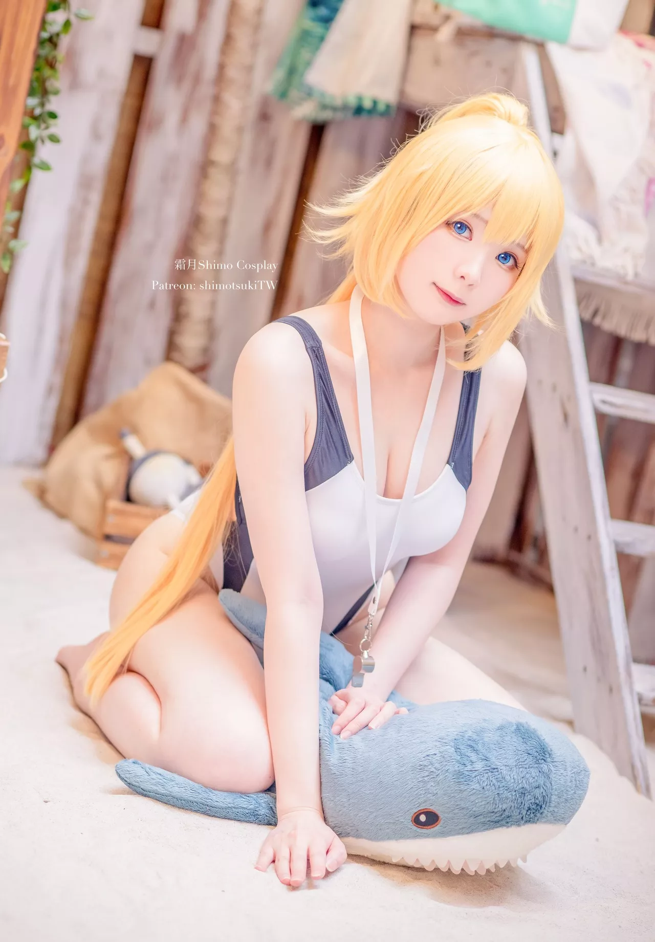 d ) 【霜月 shimo】 Jeanne 福利 贞德 Cosplay 仙女 ( Arc