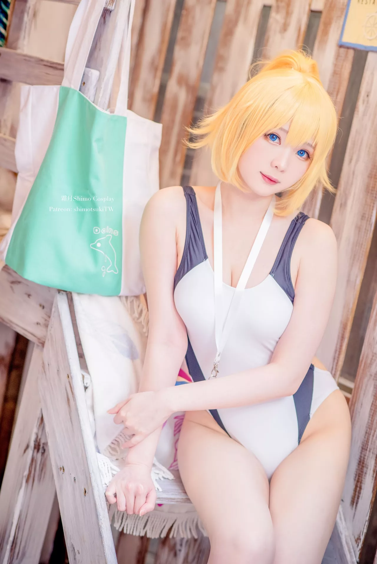 d ) 【霜月 shimo】 Jeanne 福利 贞德 Cosplay 仙女 ( Arc