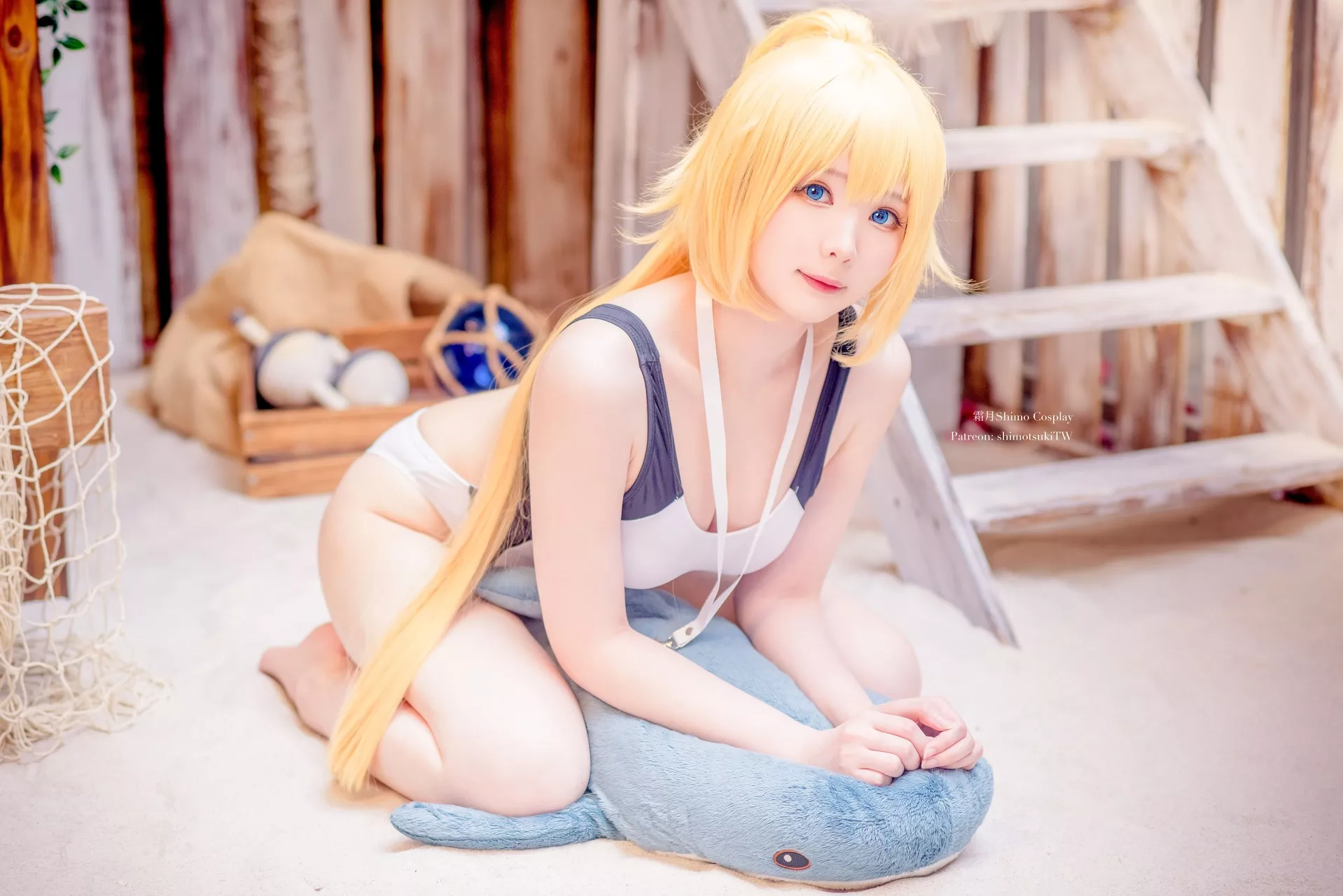 d ) 【霜月 shimo】 Jeanne 福利 贞德 Cosplay 仙女 ( Arc