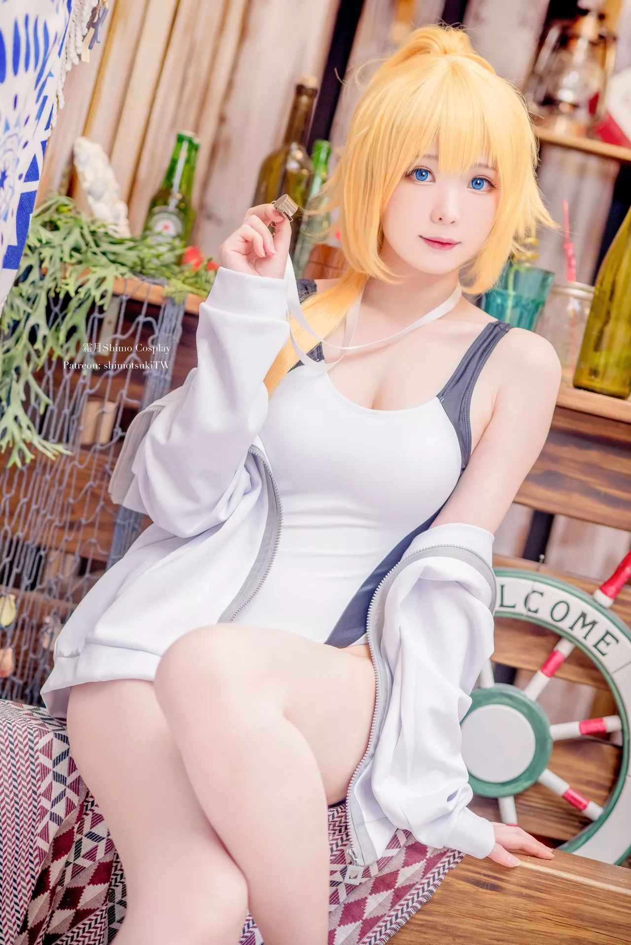 d ) 【霜月 shimo】 Jeanne 福利 贞德 Cosplay 仙女 ( Arc