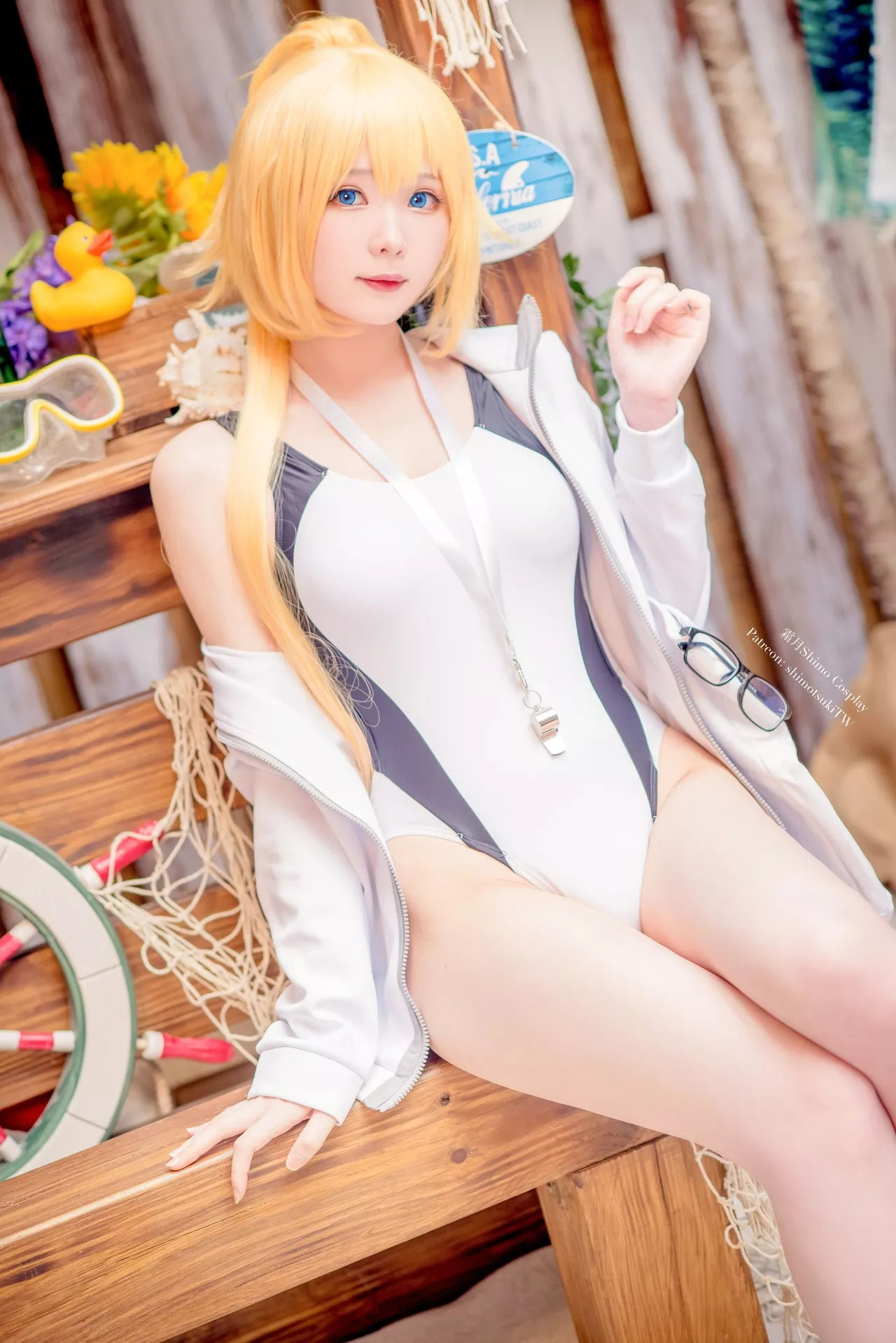 d ) 【霜月 shimo】 Jeanne 福利 贞德 Cosplay 仙女 ( Arc