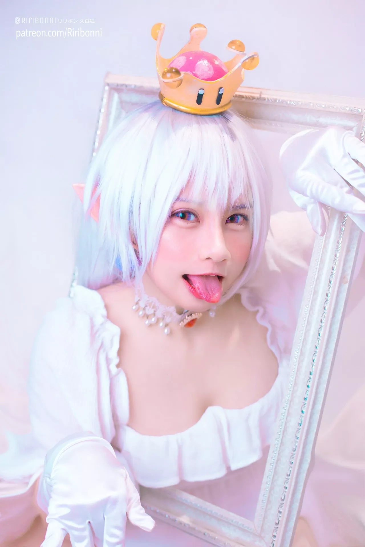 【Riribonni】 (Super Princess Cosplay Boo 美女 Brothers) Mario 福报