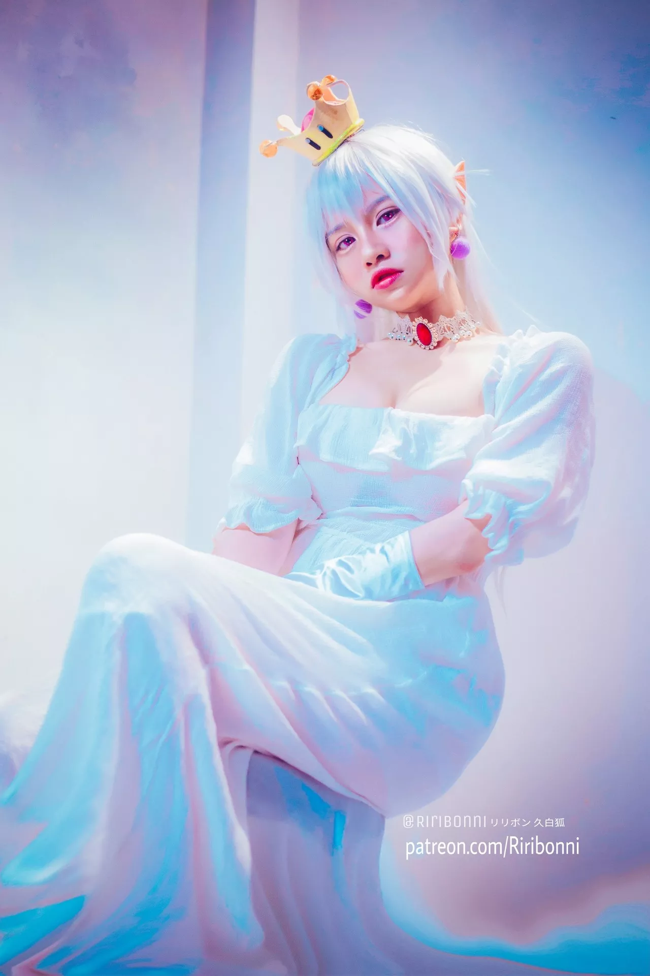 【Riribonni】 (Super Princess Cosplay Boo 美女 Brothers) Mario 福报