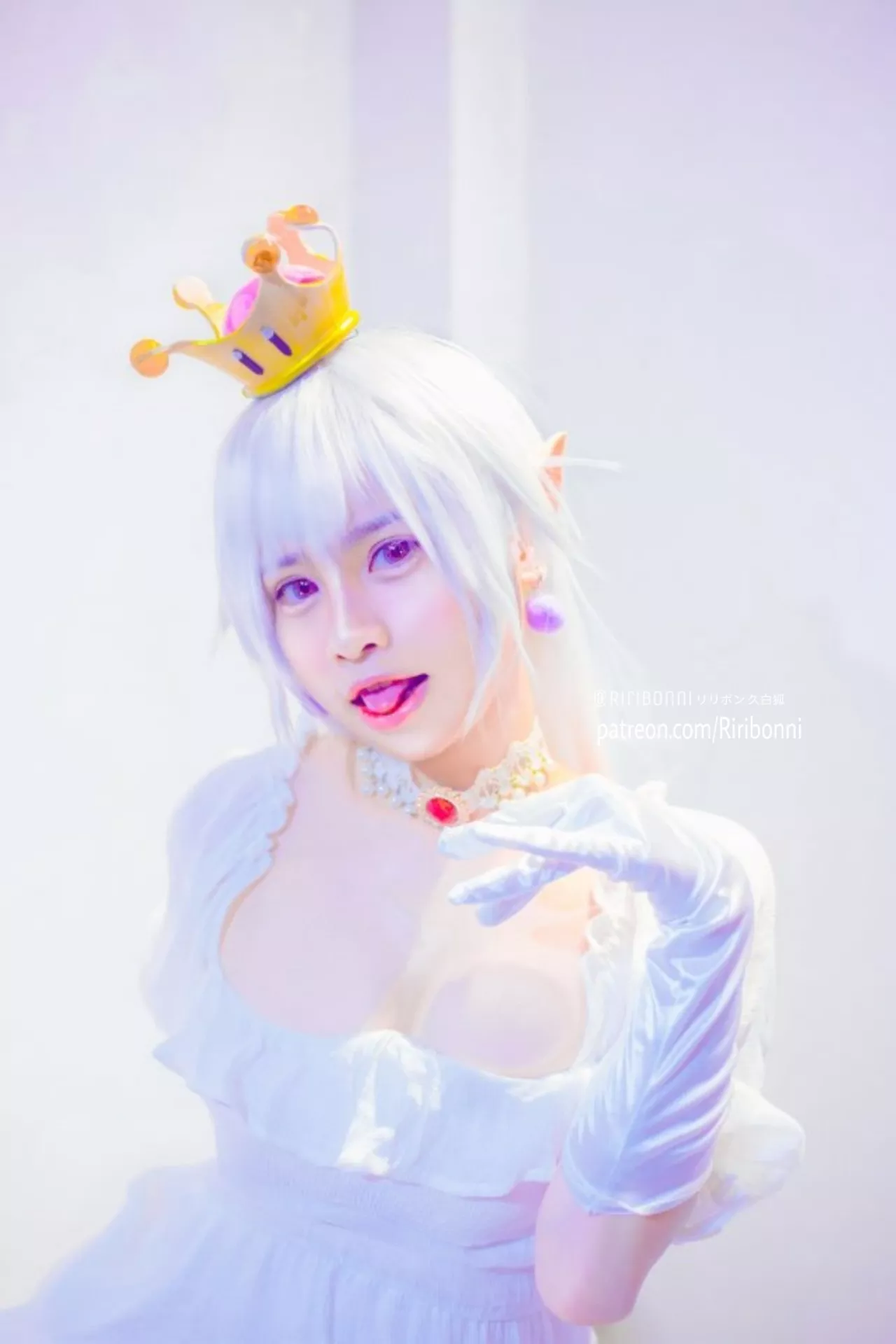 【Riribonni】 (Super Princess Cosplay Boo 美女 Brothers) Mario 福报