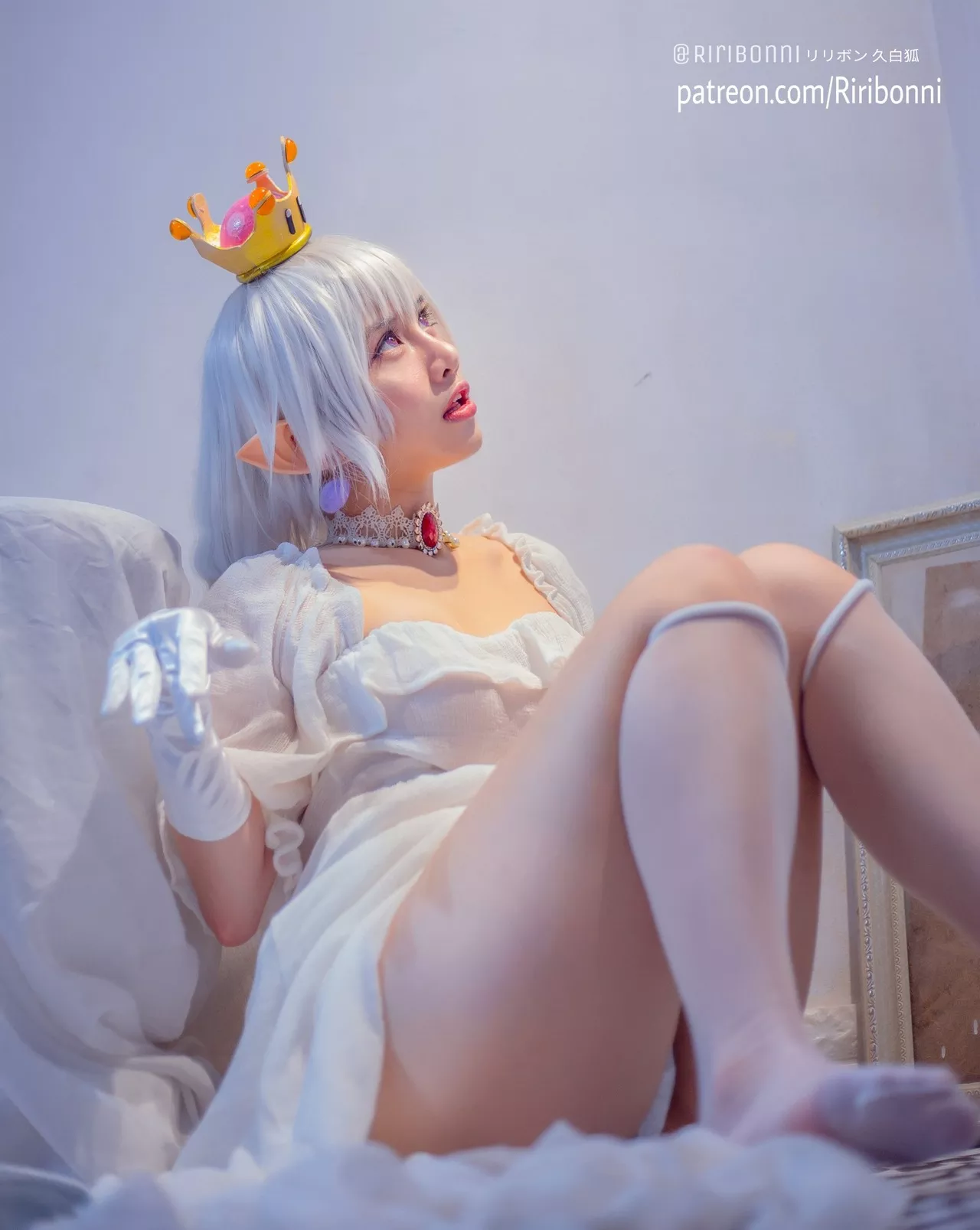 【Riribonni】 (Super Princess Cosplay Boo 美女 Brothers) Mario 福报