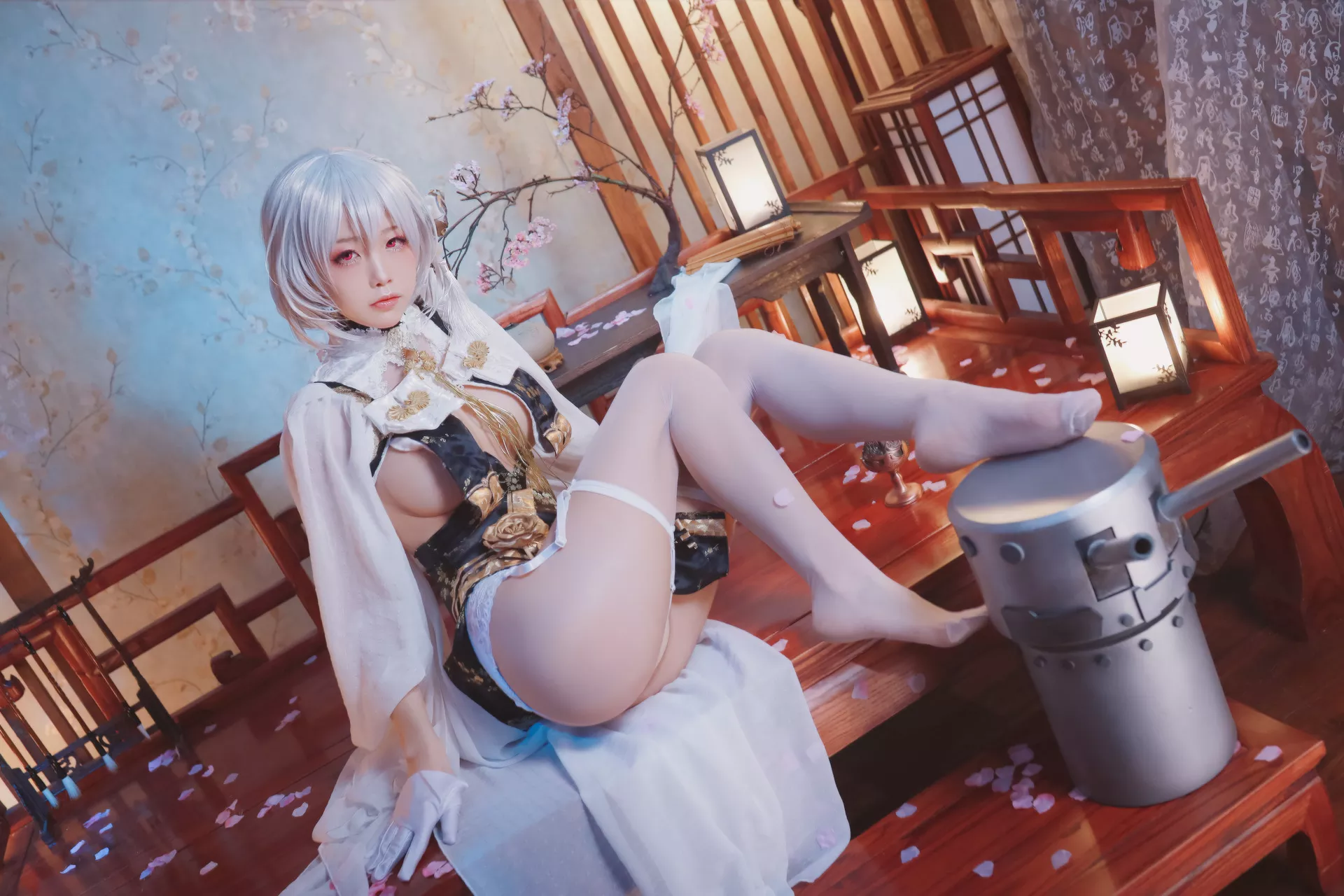 cos 碧蓝航线 player ) 私拍 Aqua】 仙女 (Azur Lane 福报 Cosplay Sirius 【水淼 福报