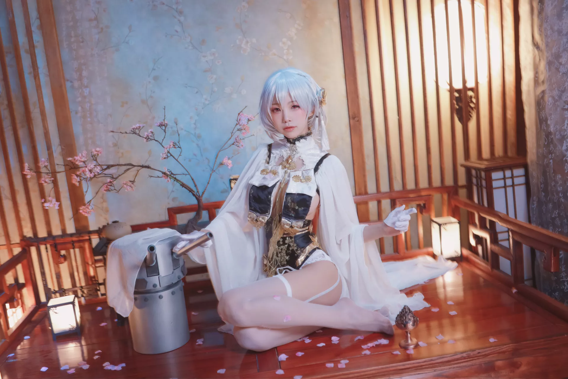 cos 碧蓝航线 player ) 私拍 Aqua】 仙女 (Azur Lane 福报 Cosplay Sirius 【水淼 福报