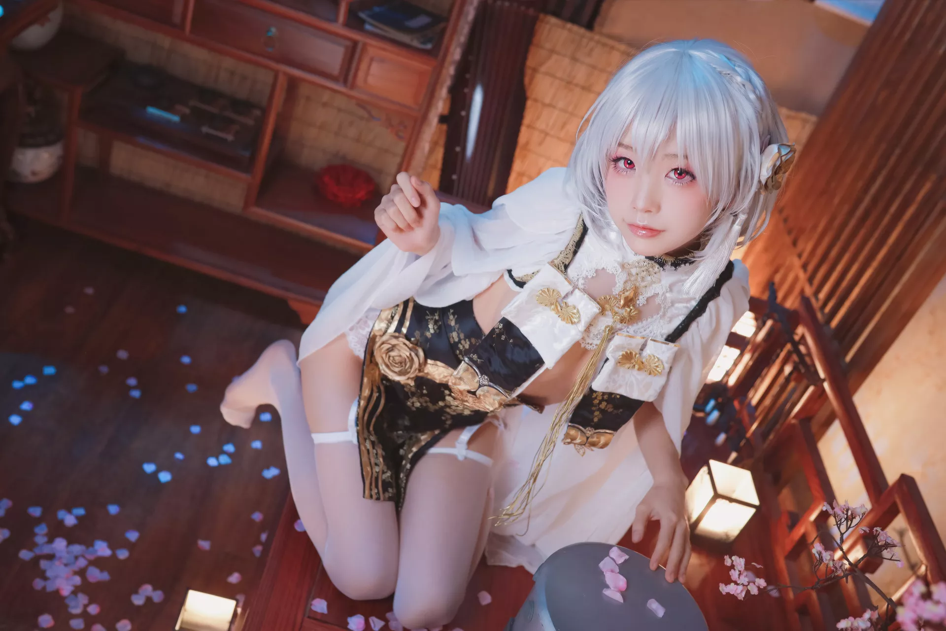cos 碧蓝航线 player ) 私拍 Aqua】 仙女 (Azur Lane 福报 Cosplay Sirius 【水淼 福报