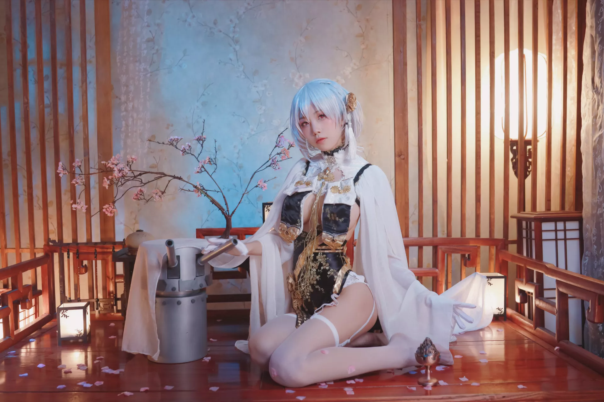cos 碧蓝航线 player ) 私拍 Aqua】 仙女 (Azur Lane 福报 Cosplay Sirius 【水淼 福报