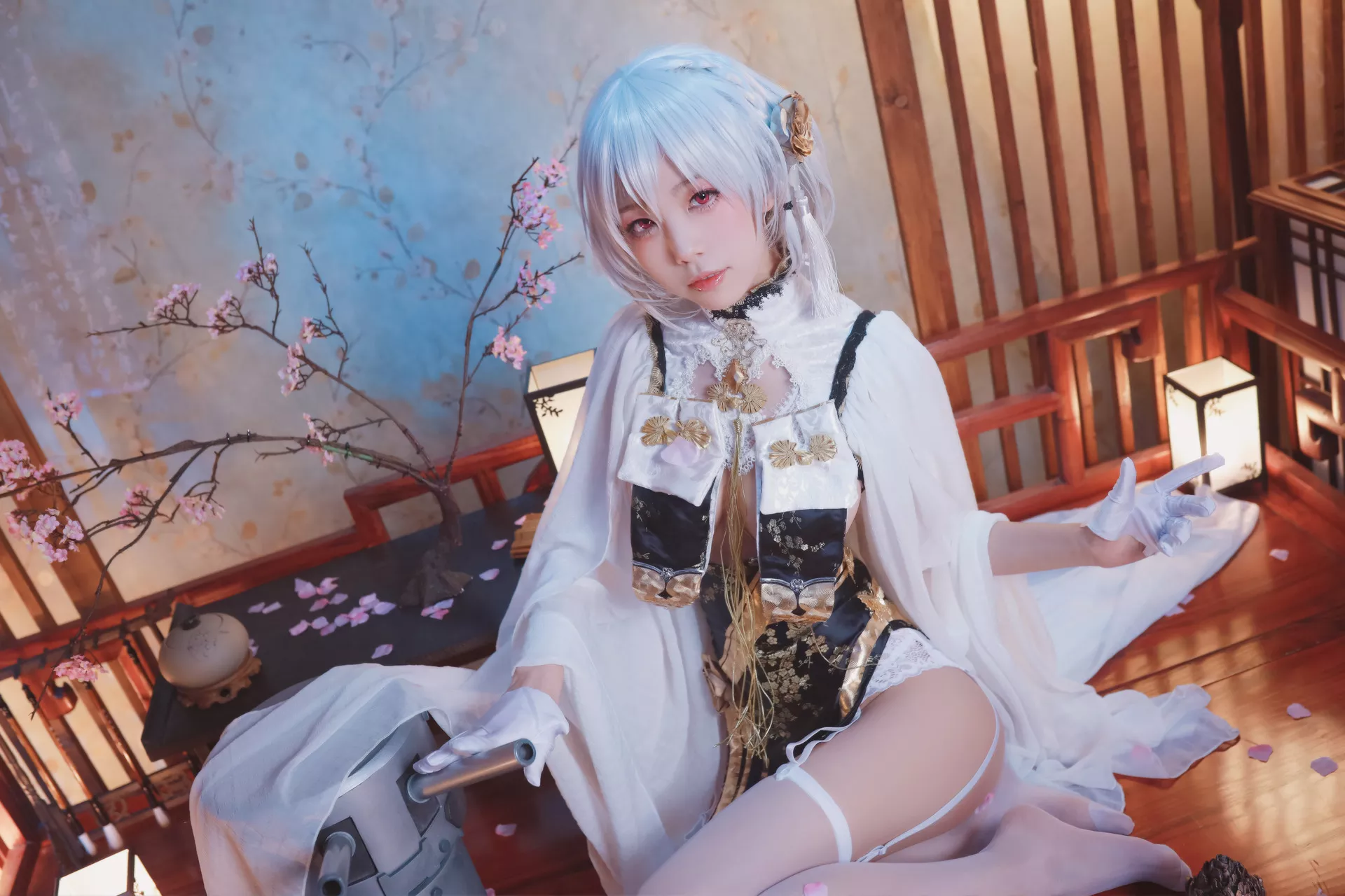 cos 碧蓝航线 player ) 私拍 Aqua】 仙女 (Azur Lane 福报 Cosplay Sirius 【水淼 福报