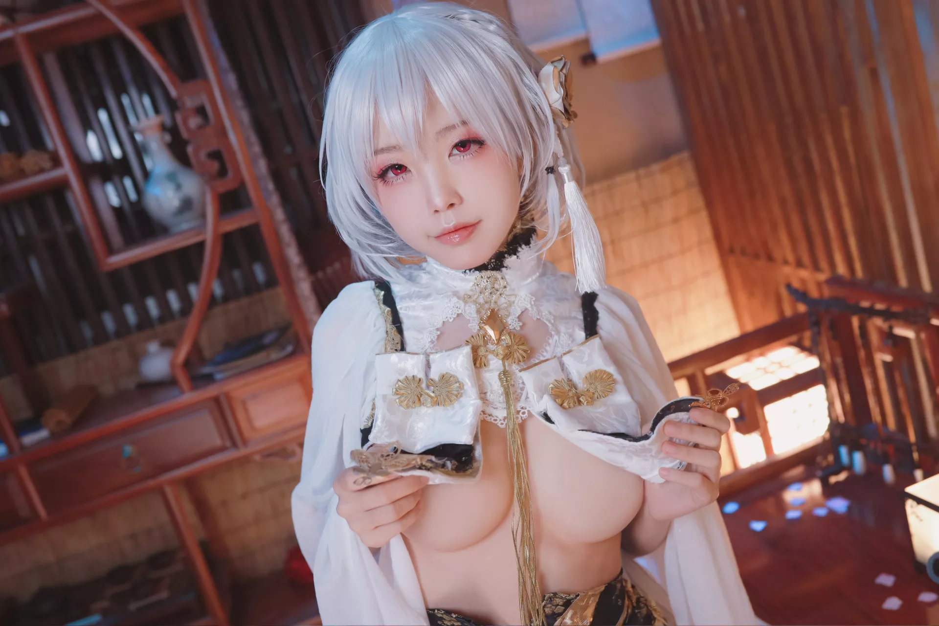 cos 碧蓝航线 player ) 私拍 Aqua】 仙女 (Azur Lane 福报 Cosplay Sirius 【水淼 福报