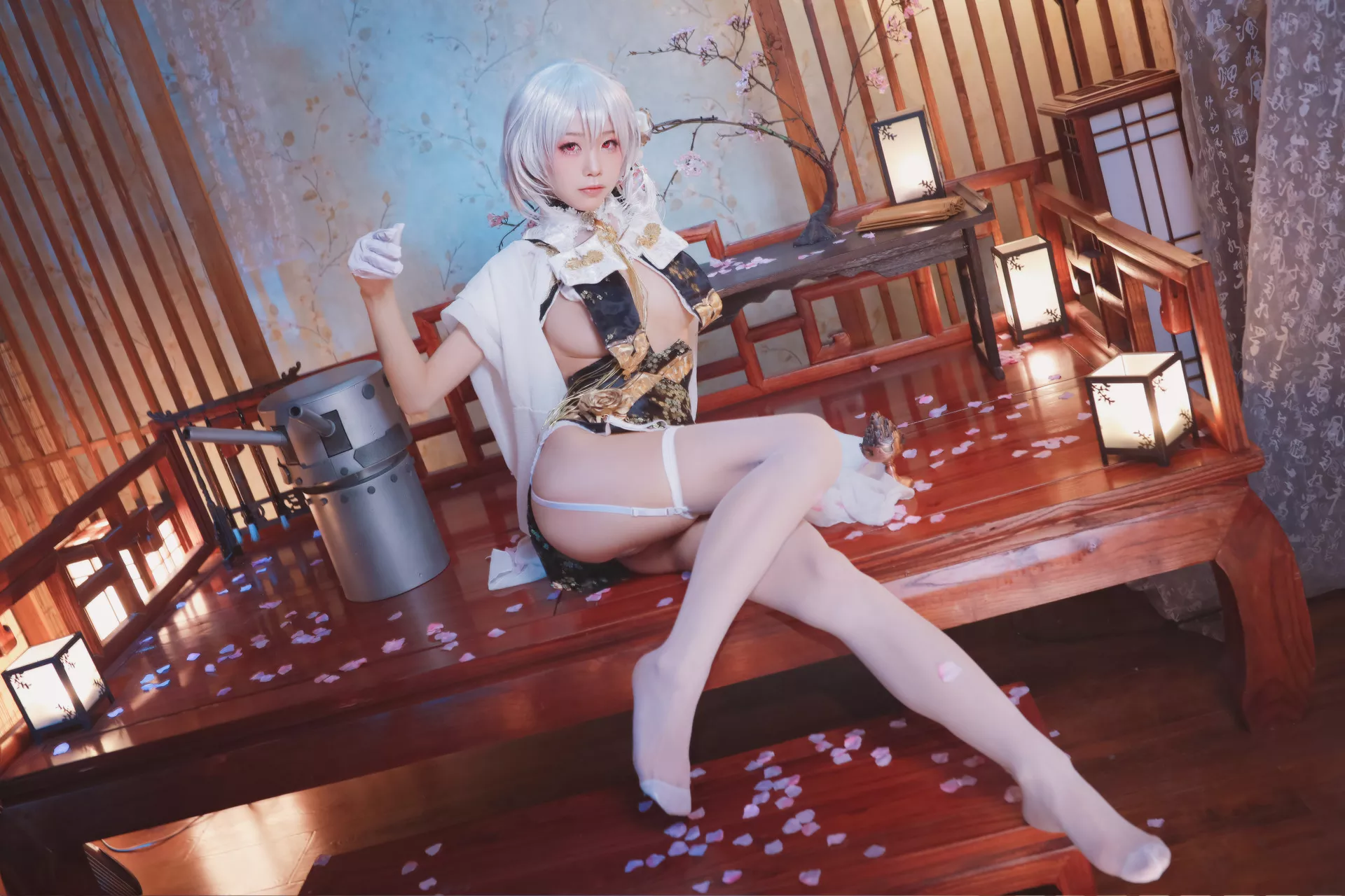 cos 碧蓝航线 player ) 私拍 Aqua】 仙女 (Azur Lane 福报 Cosplay Sirius 【水淼 福报